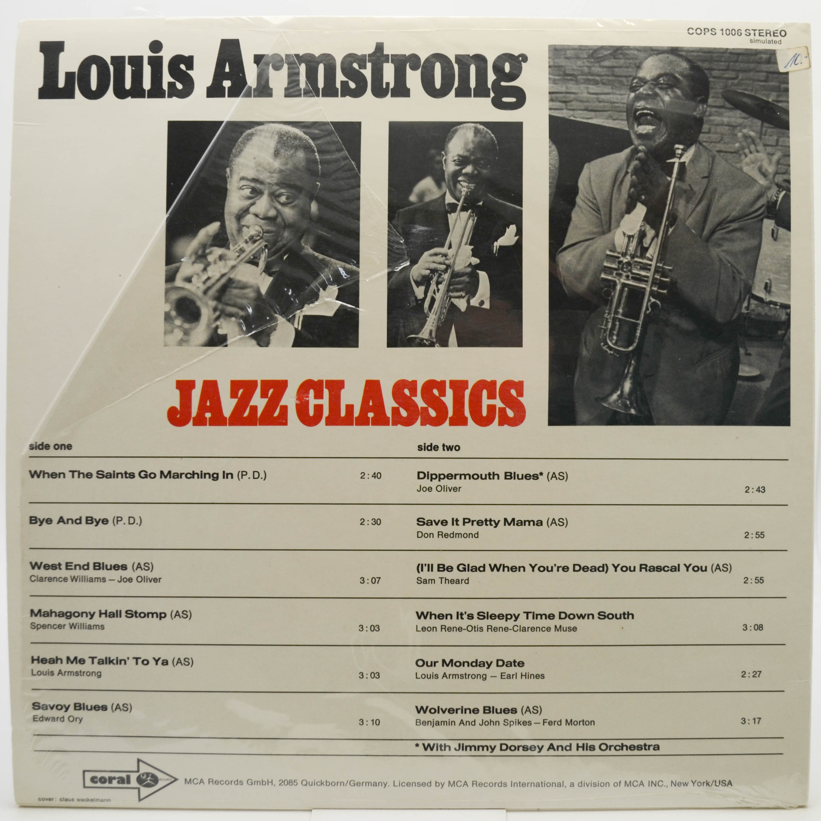 Louis Armstrong — Jazz Classics, 1969