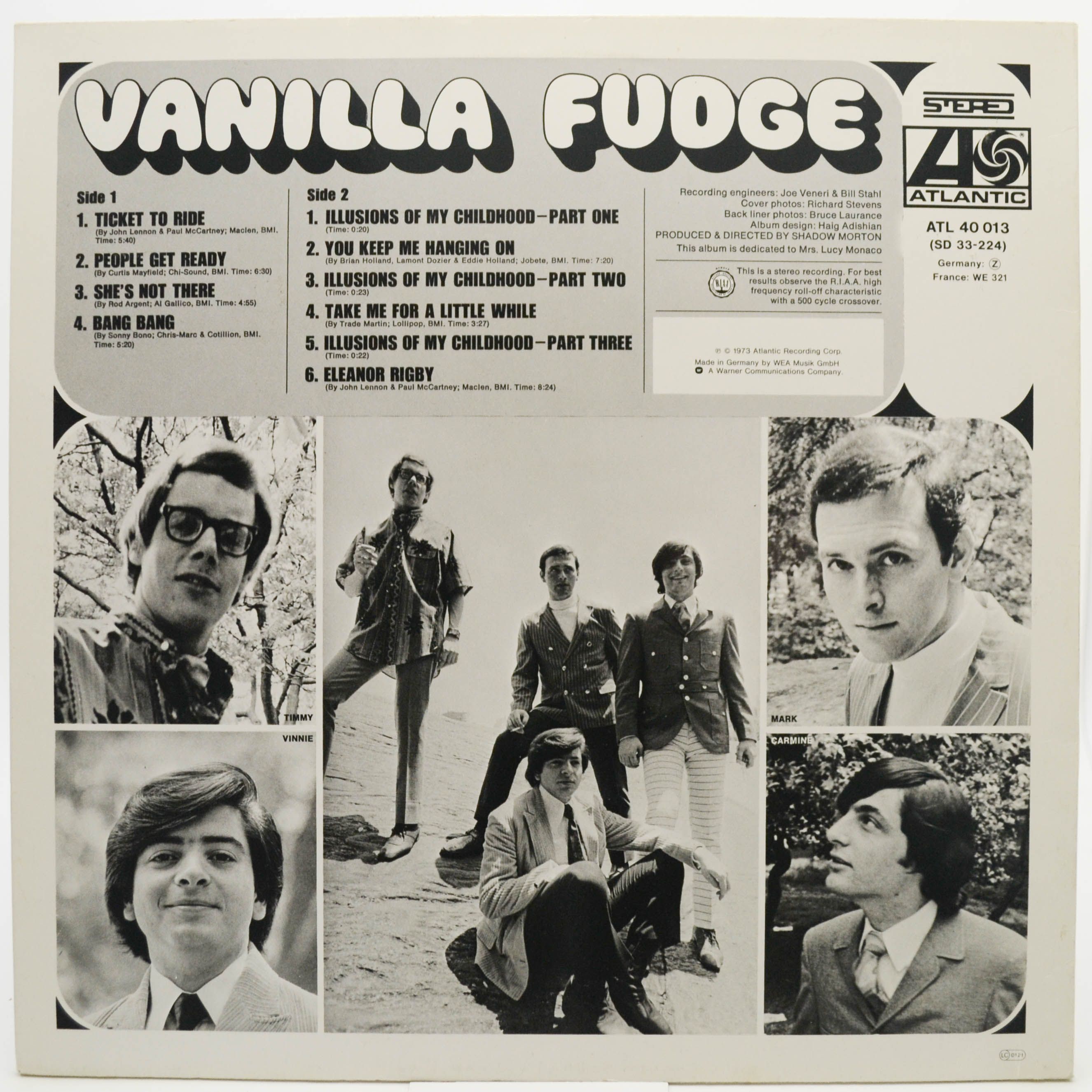 Vanilla Fudge — Vanilla Fudge, 1967