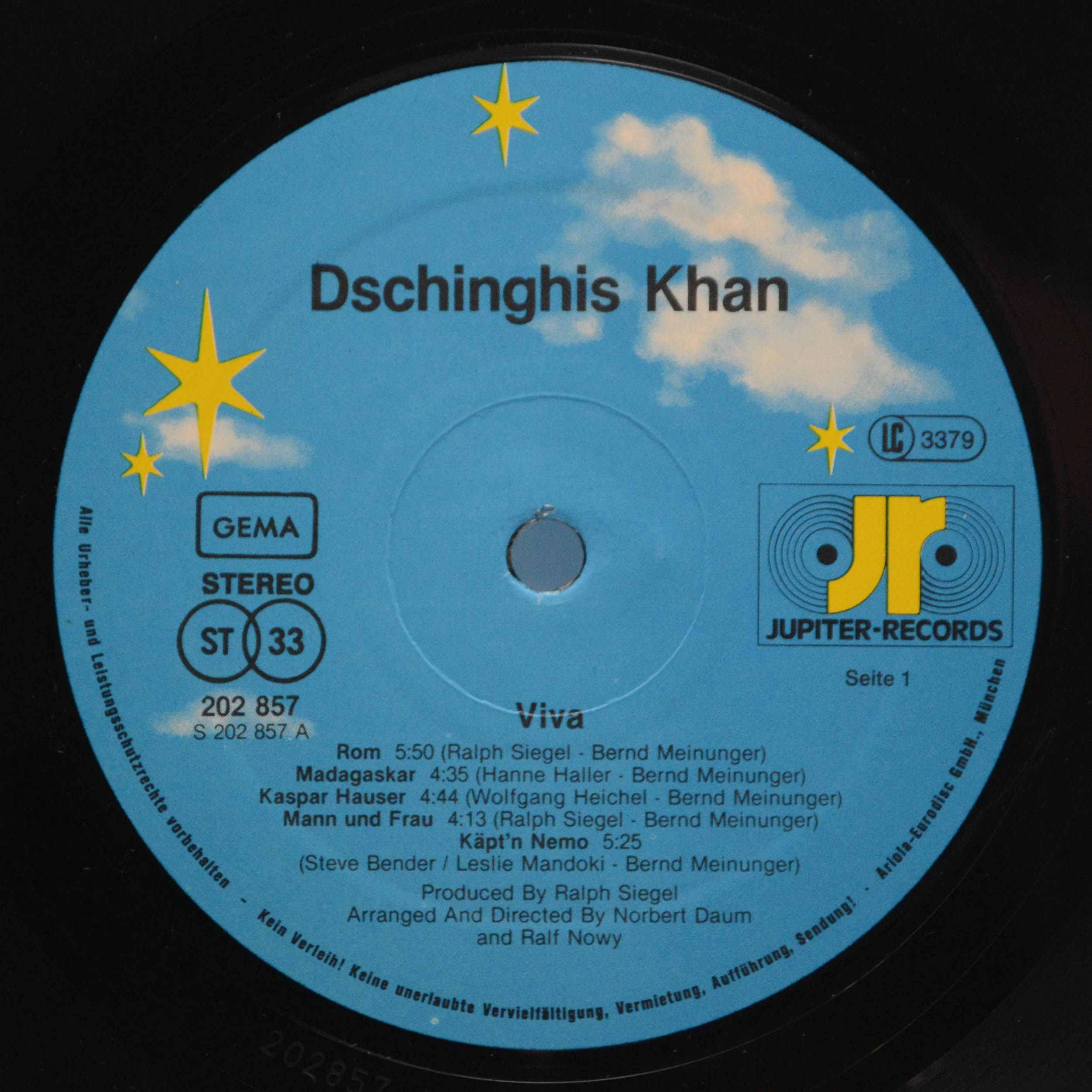 Dschinghis Khan — Viva, 1980