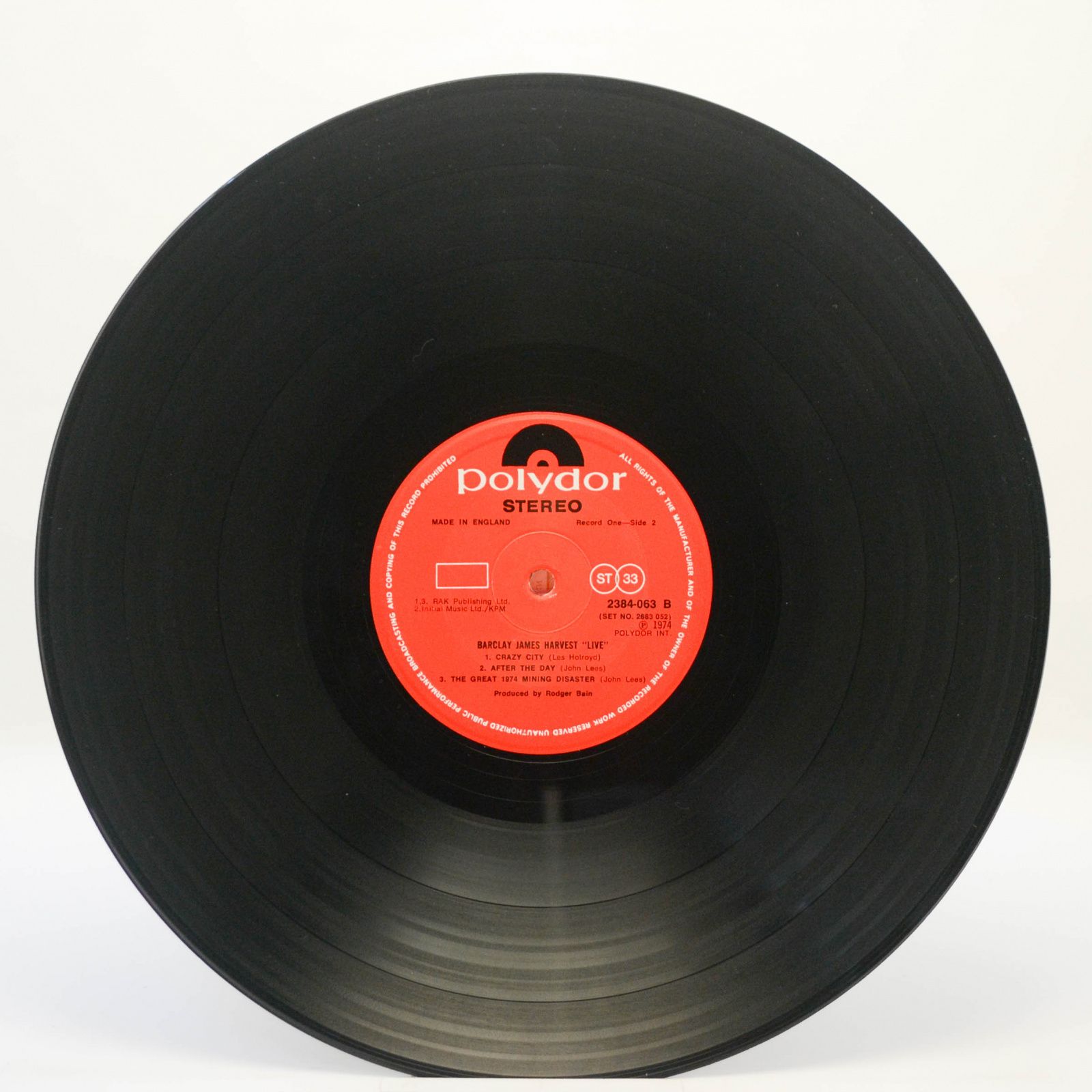 Виниловая пластинка Barclay James Harvest — Live (2LP, UK), 1974