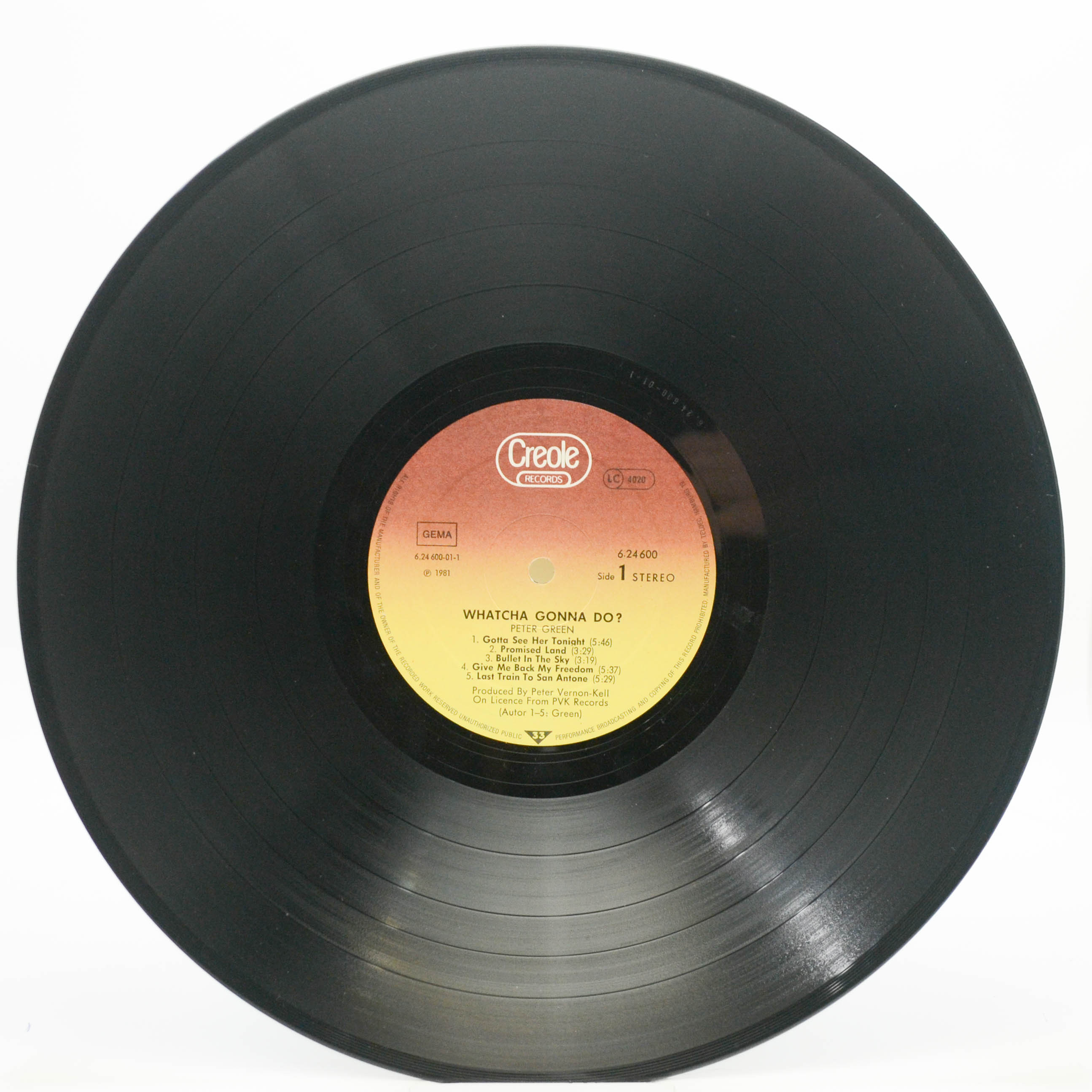 Peter Green — Whatcha Gonna Do?, 1981