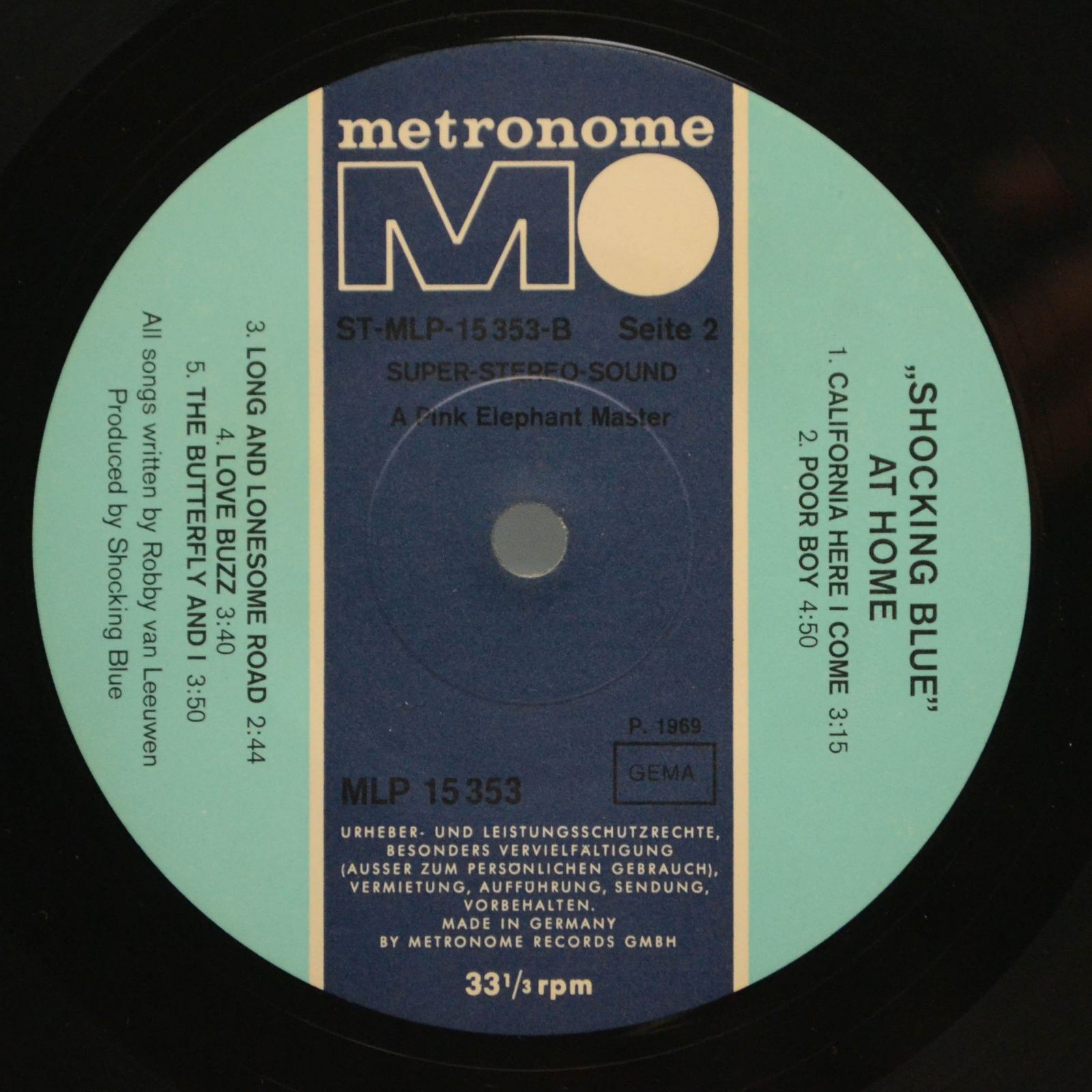 Shocking Blue — At Home, 1969