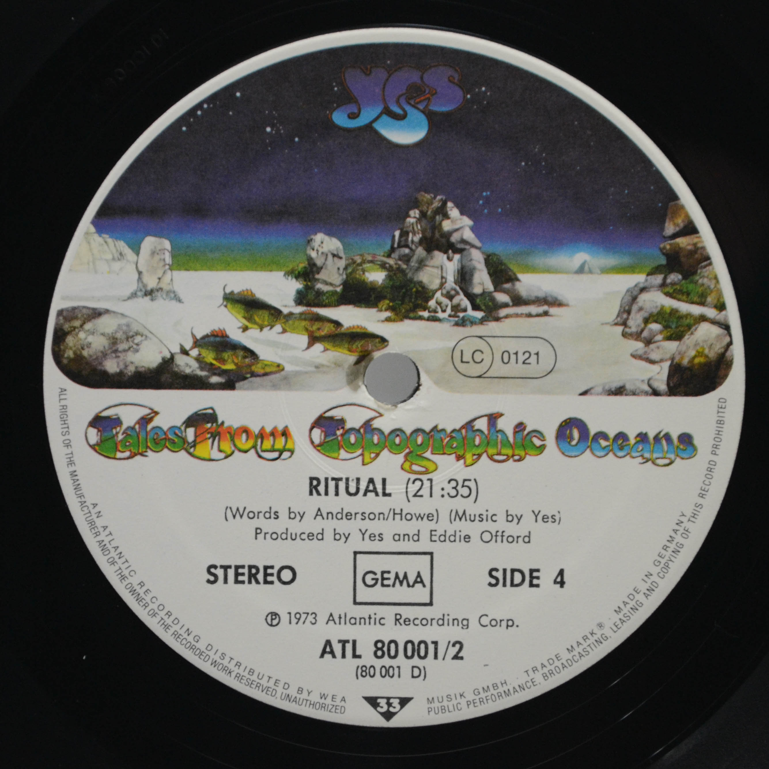 Виниловая пластинка Yes — Tales From Topographic Oceans (2LP), 1973