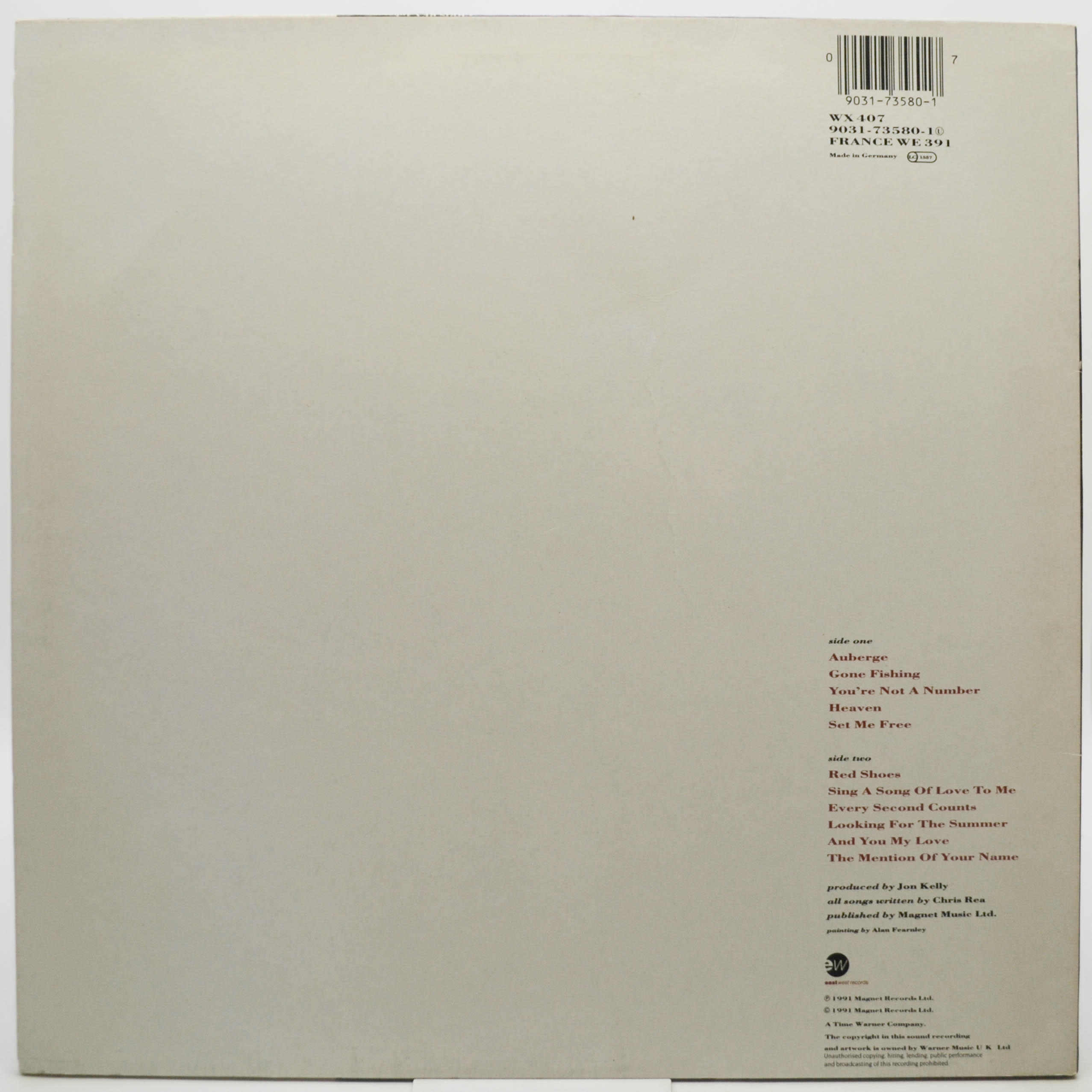 Chris Rea — Auberge, 1991