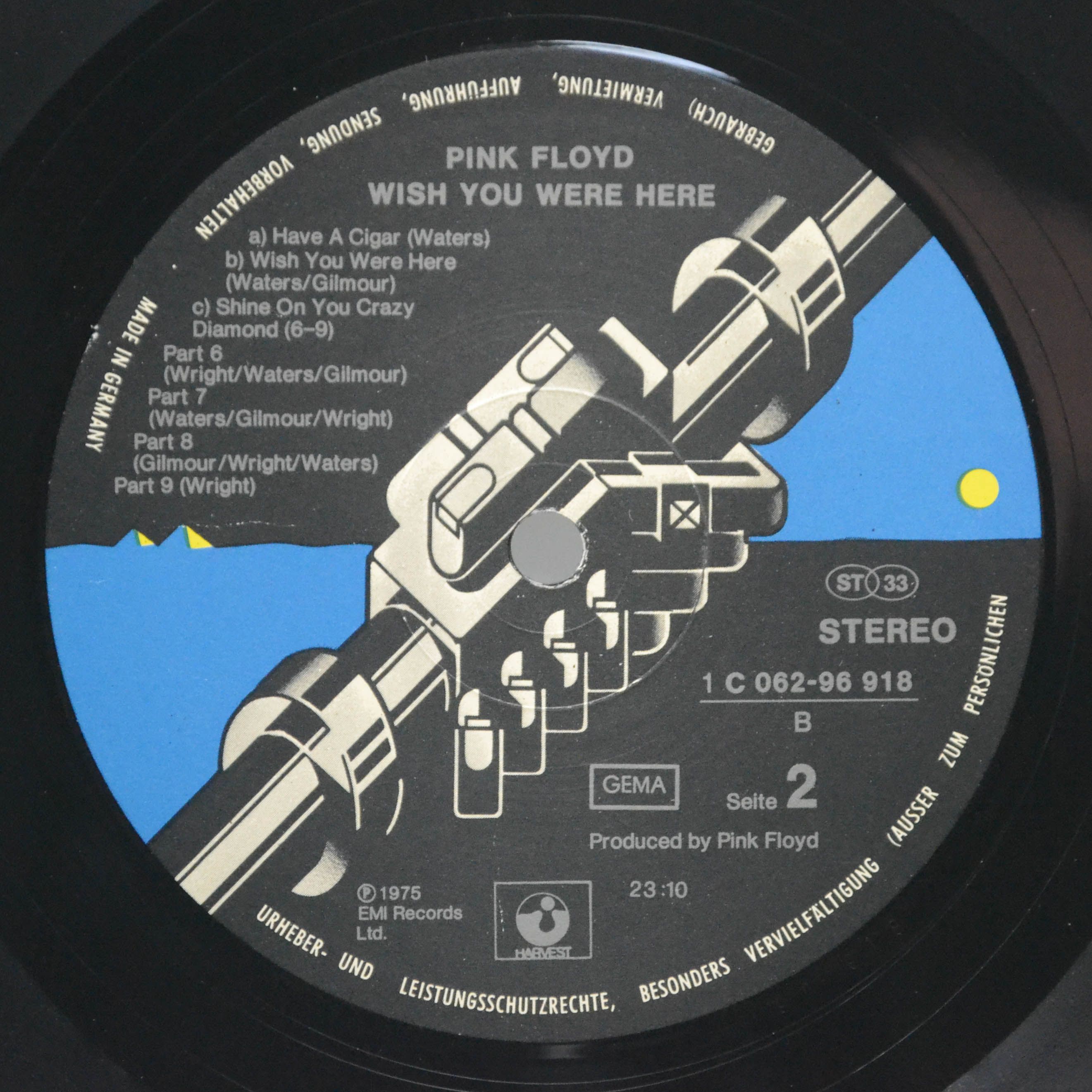 Виниловая пластинка Pink Floyd — Wish You Were Here (postcard), 1975