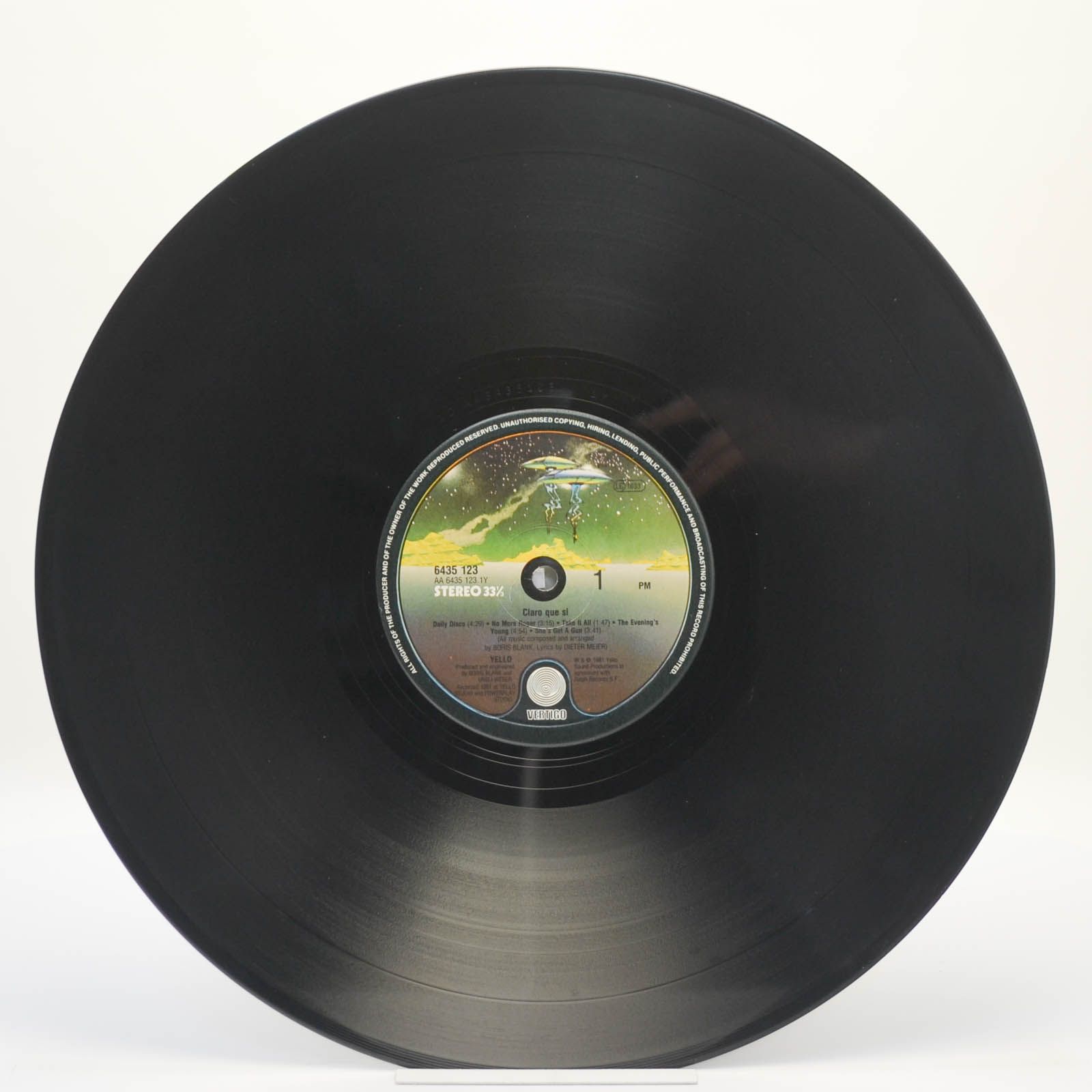 Yello — Claro Que Si, 1981