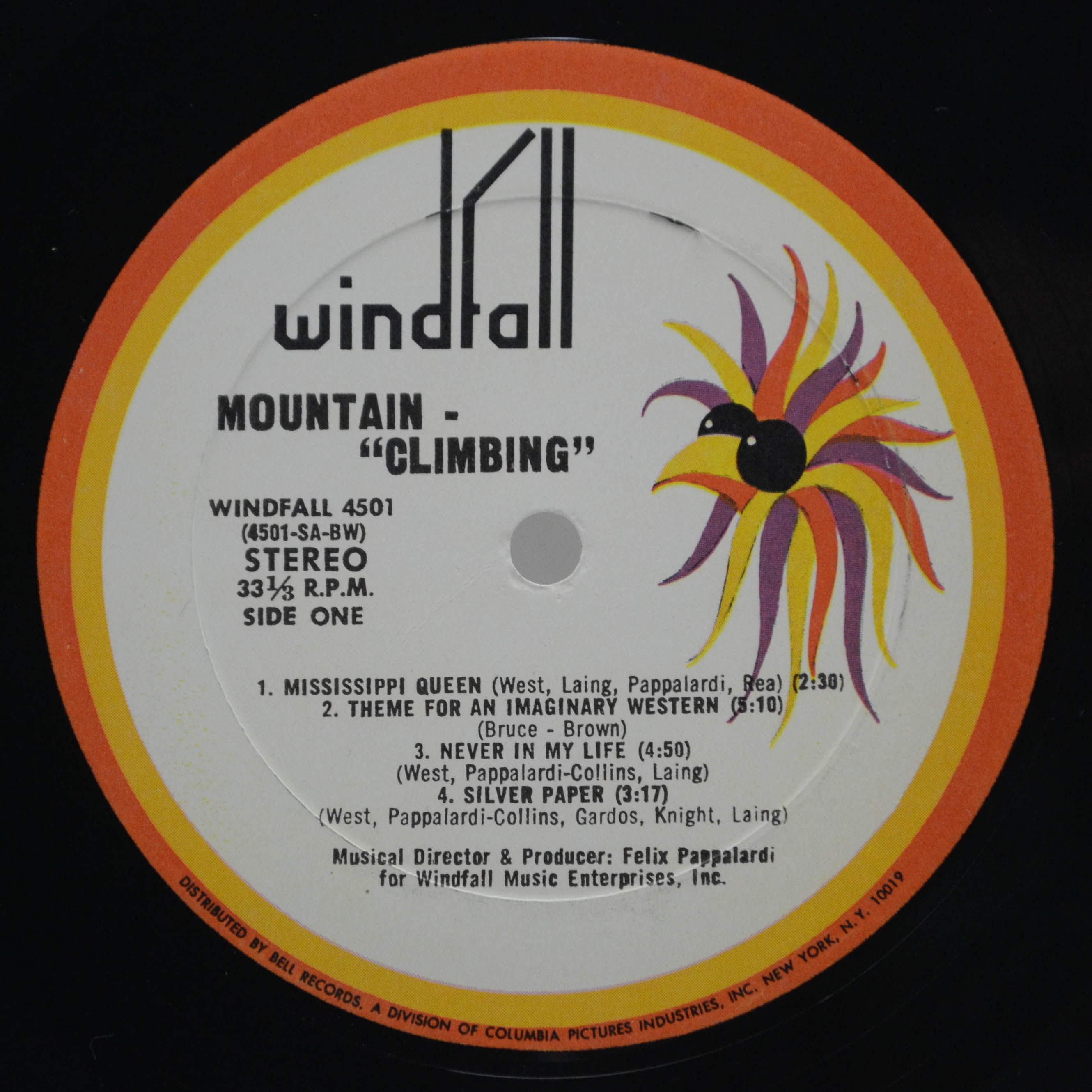 Виниловая пластинка Mountain — Climbing! (1-st, USA), 1970