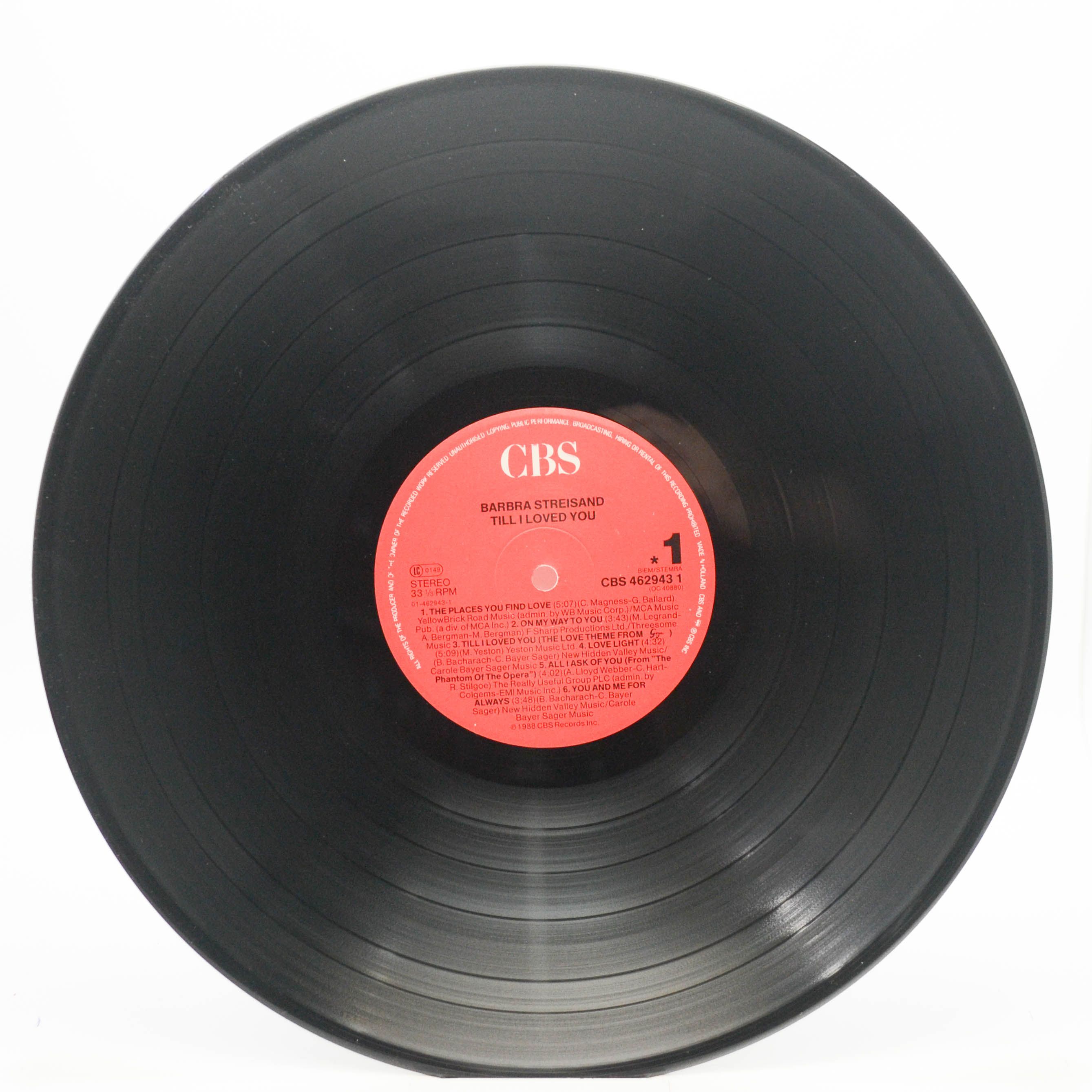 Barbra Streisand — Till I Loved You, 1988