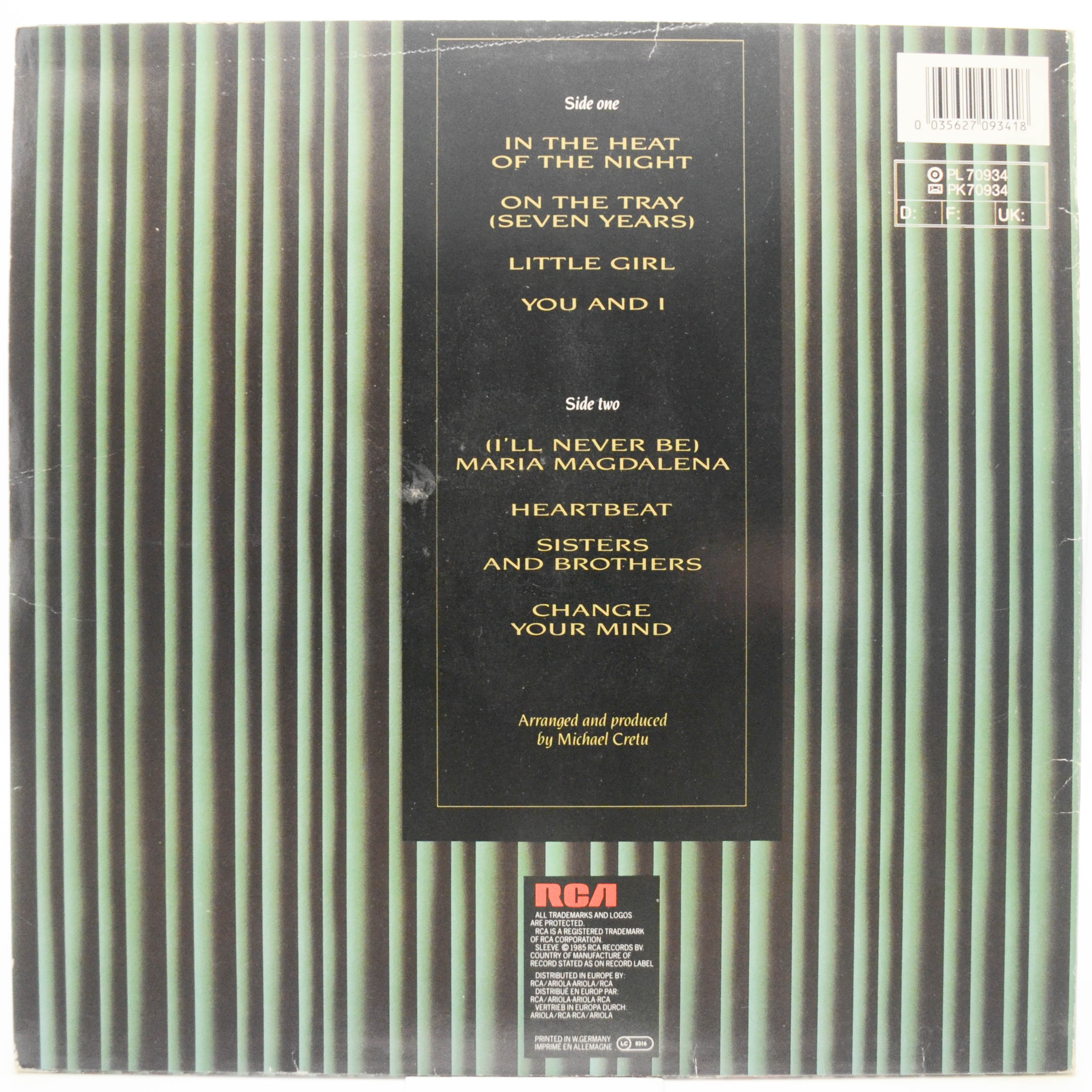 Sandra — The Long Play, 1985