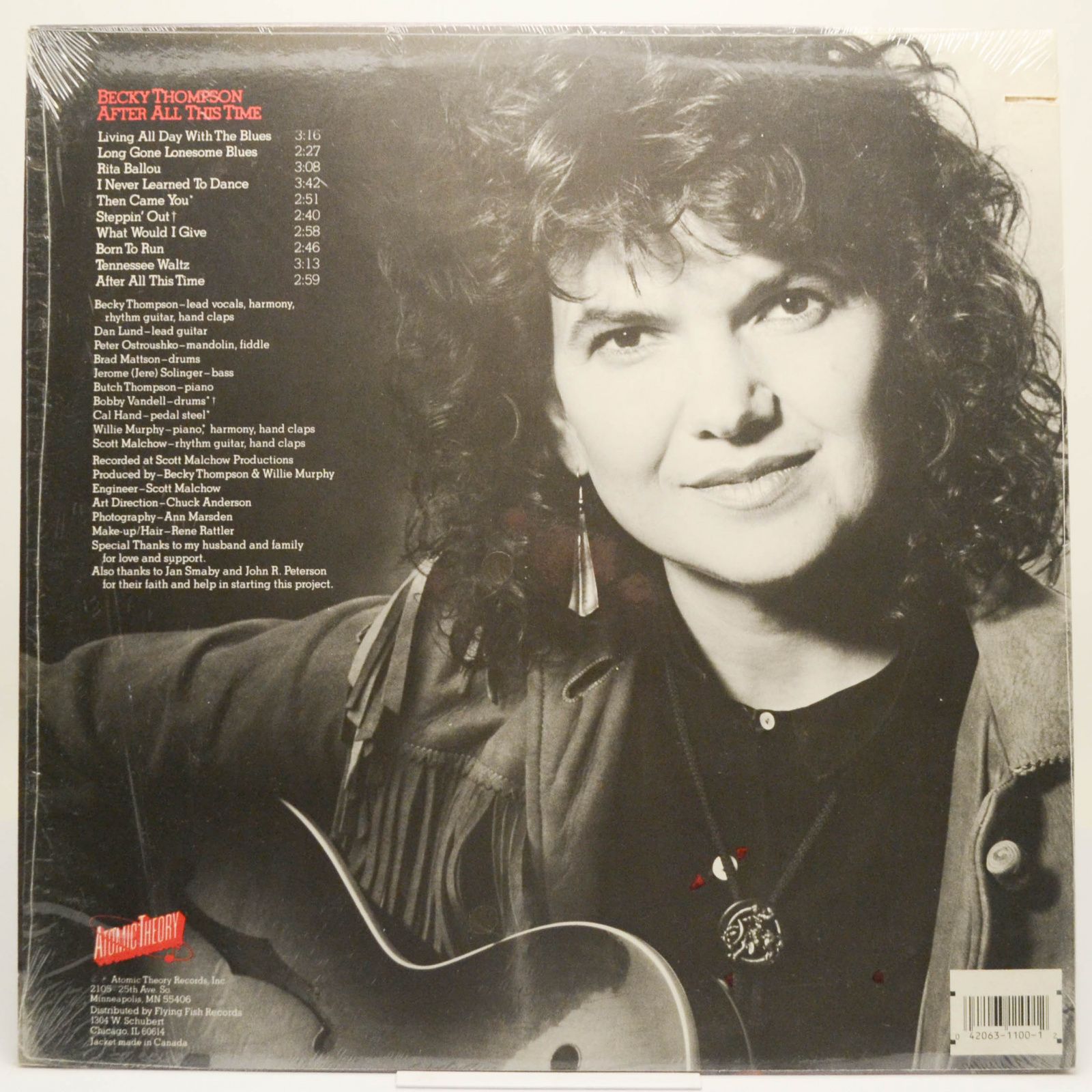 Виниловая пластинка Becky Thompson — After All This Time, 1988