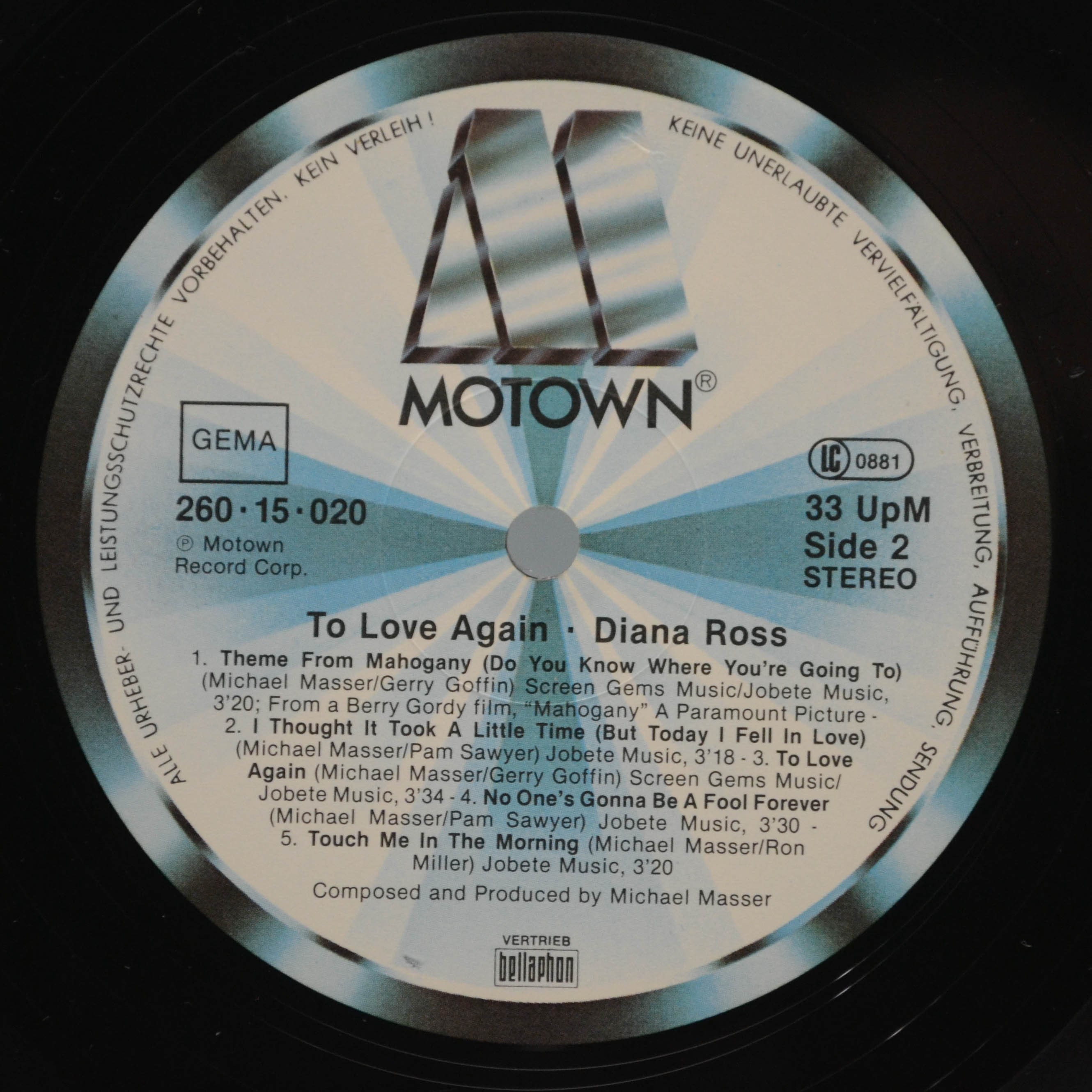 Diana Ross — To Love Again, 1981