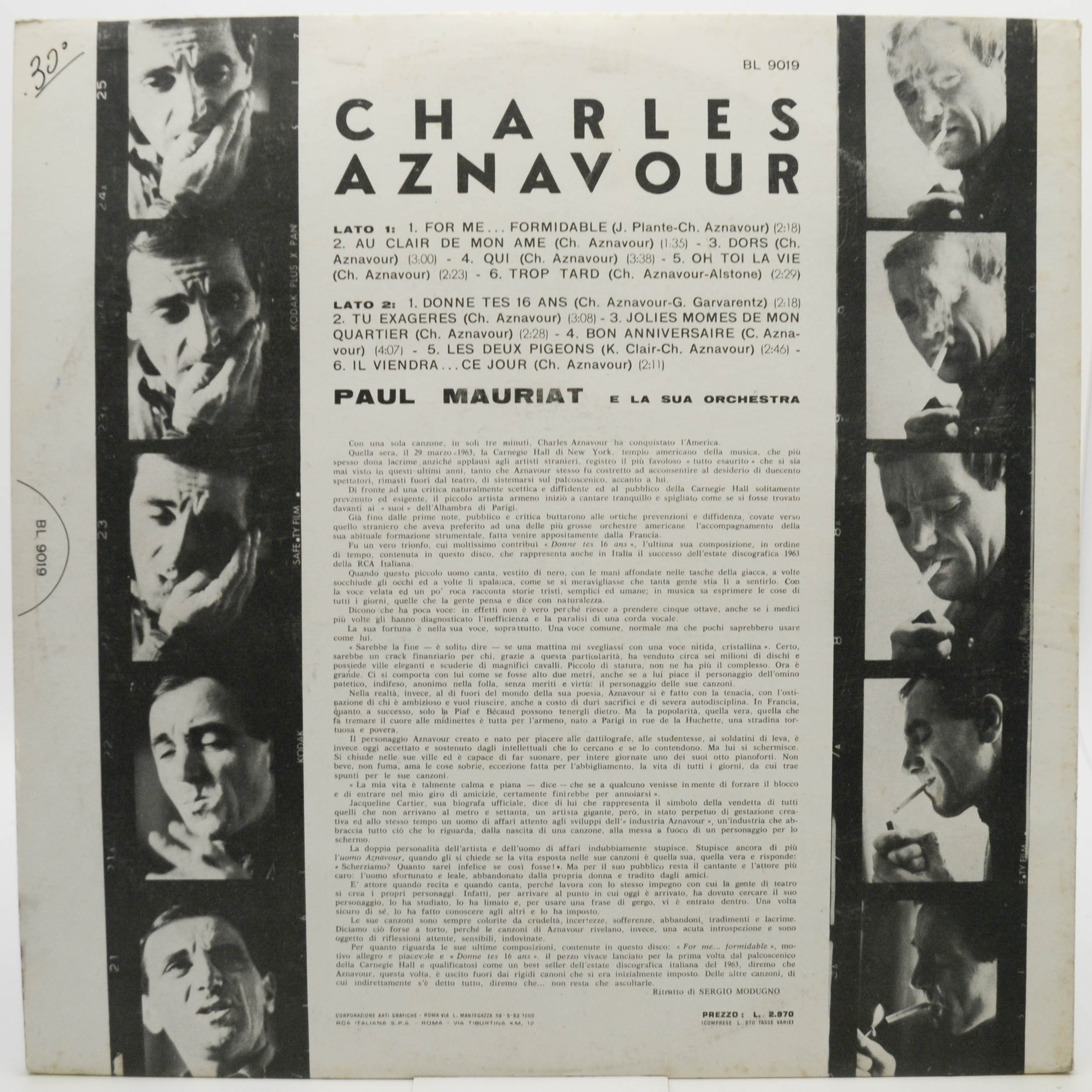 Charles Aznavour — Charles Aznavour, 1963