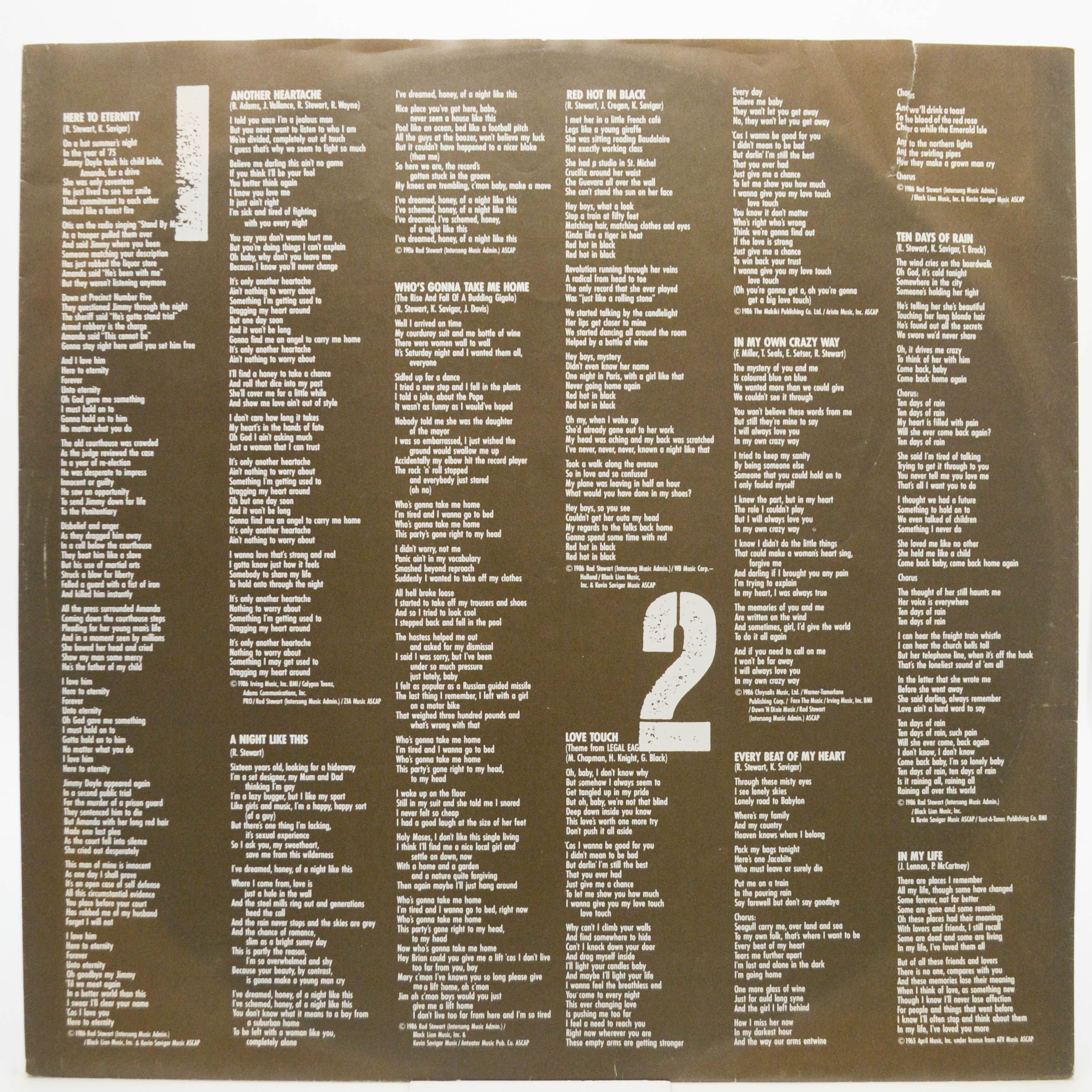 Rod Stewart — Every Beat Of My Heart, 1986