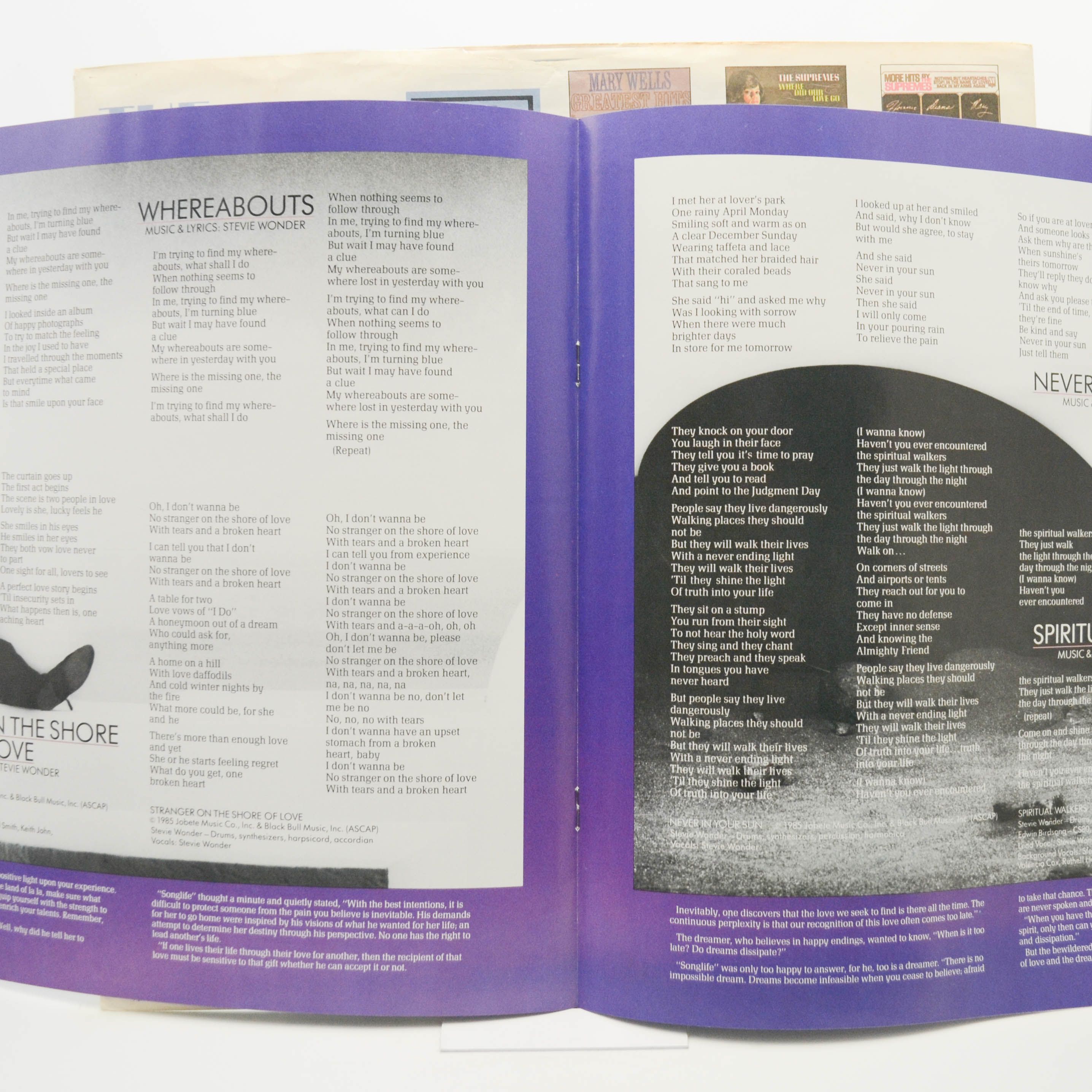 Виниловая пластинка Stevie Wonder — In Square Circle (booklet), 1985