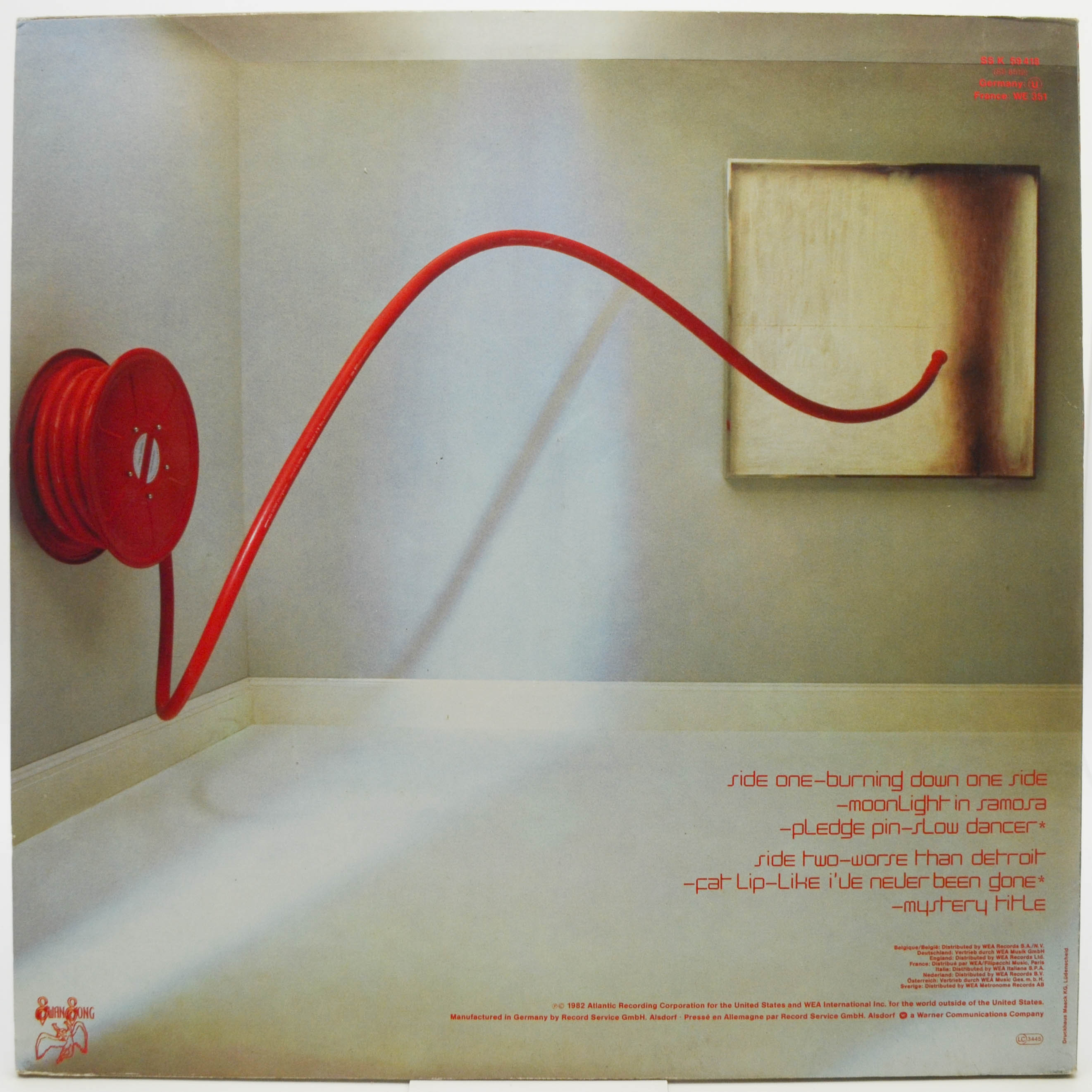 Виниловая пластинка Robert Plant — Pictures At Eleven, 1982