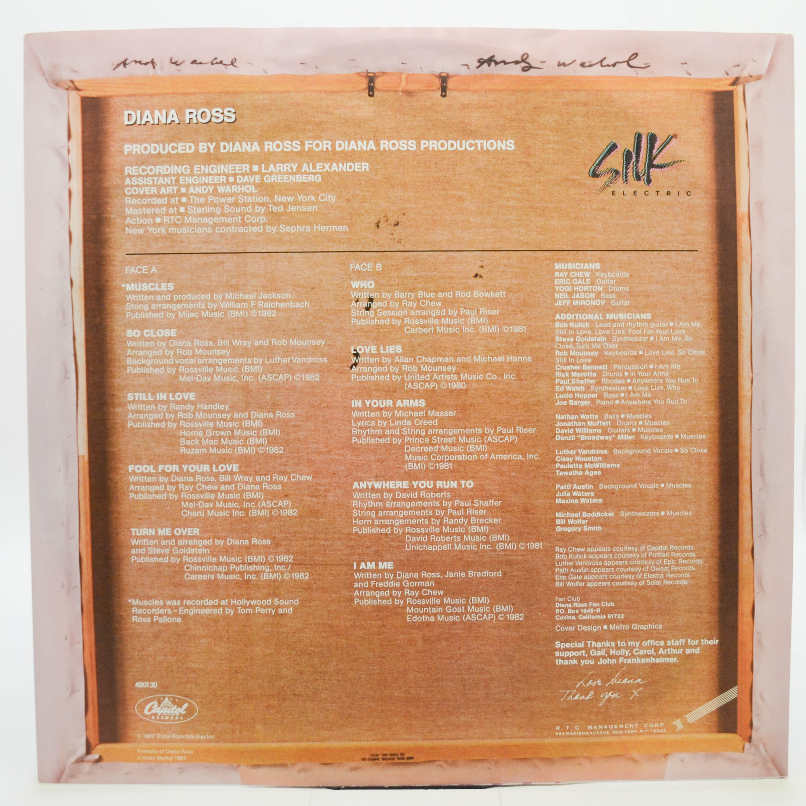 Diana Ross — Silk Electric, 1982