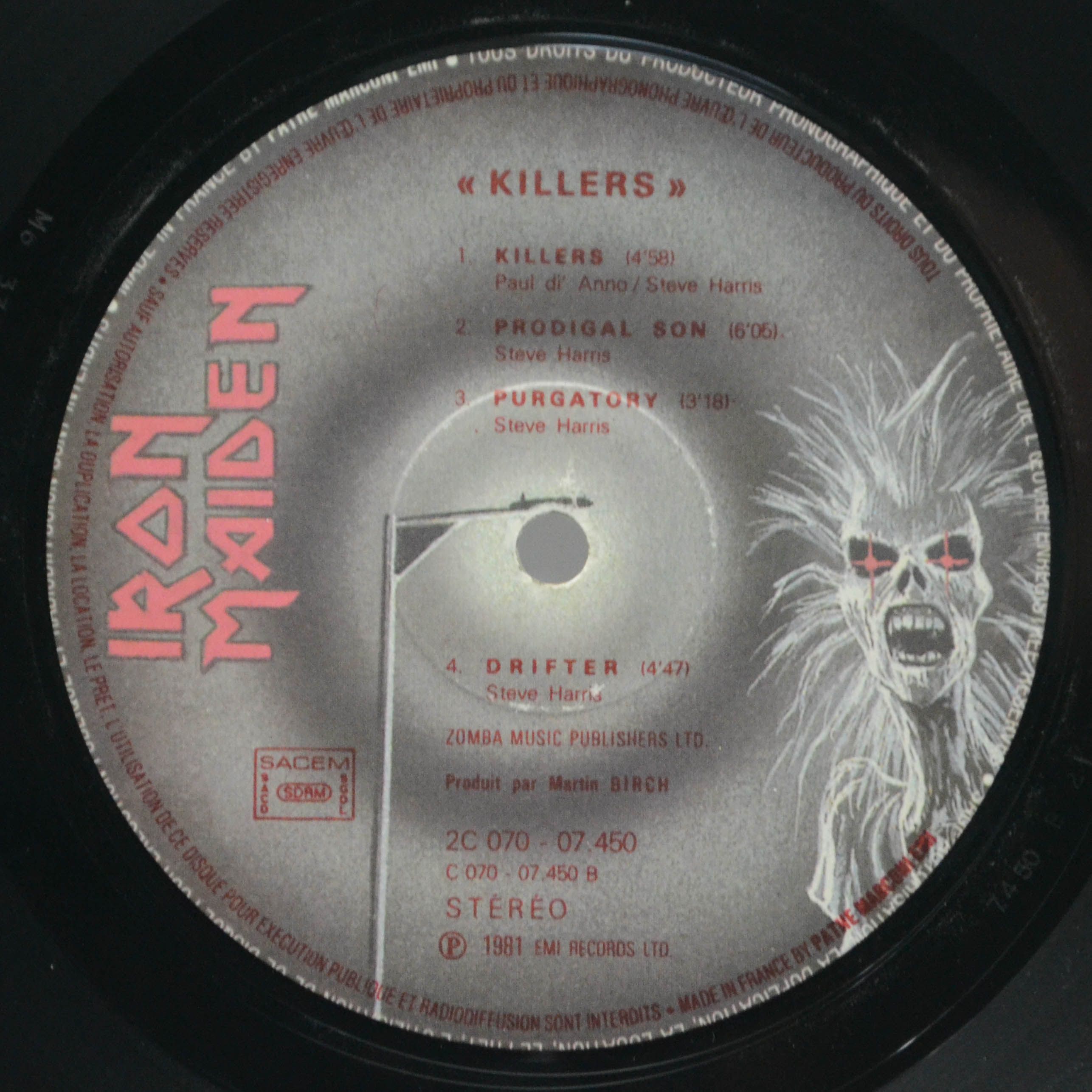 Iron Maiden — Killers, 1981
