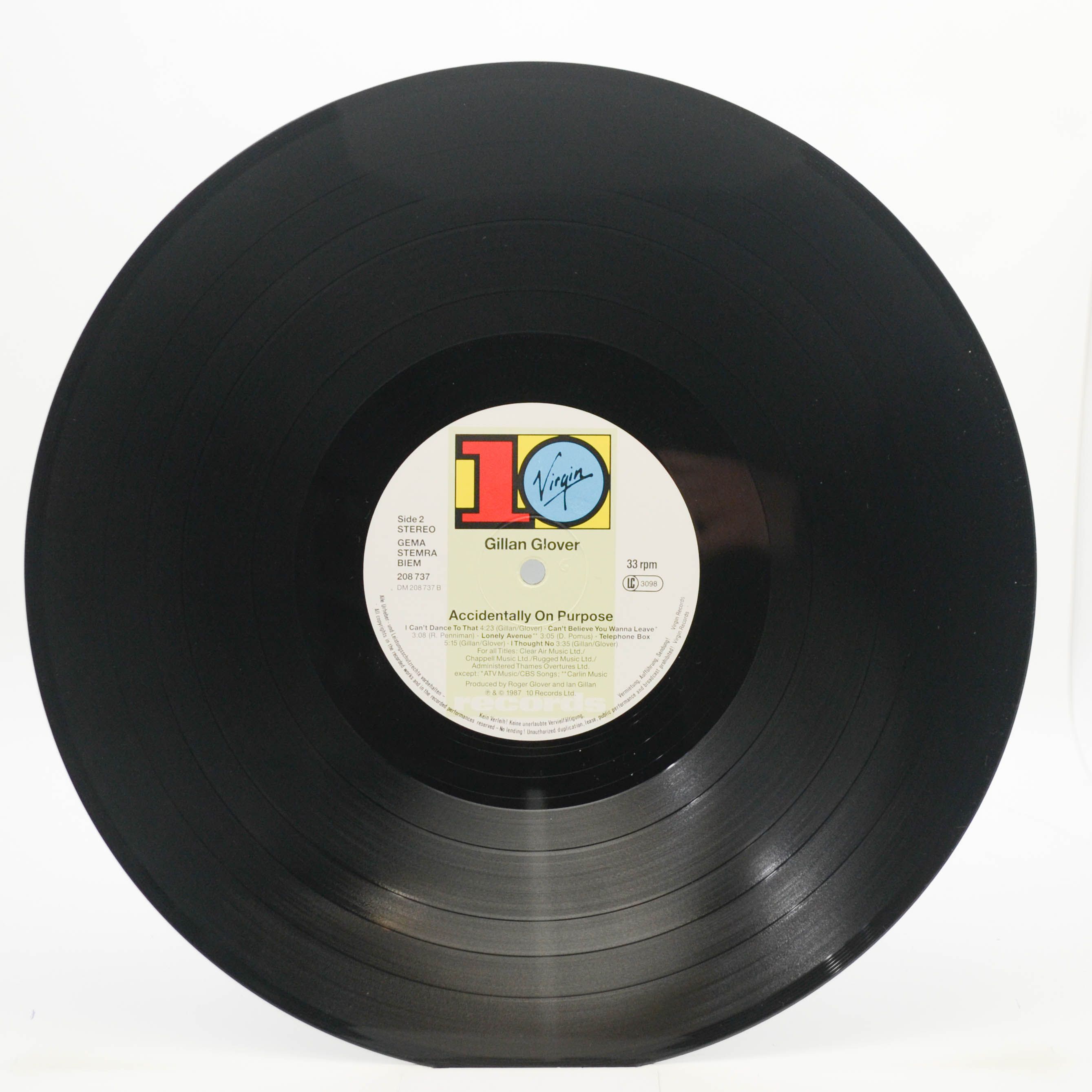 Gillan & Glover — Accidentally On Purpose, 1988