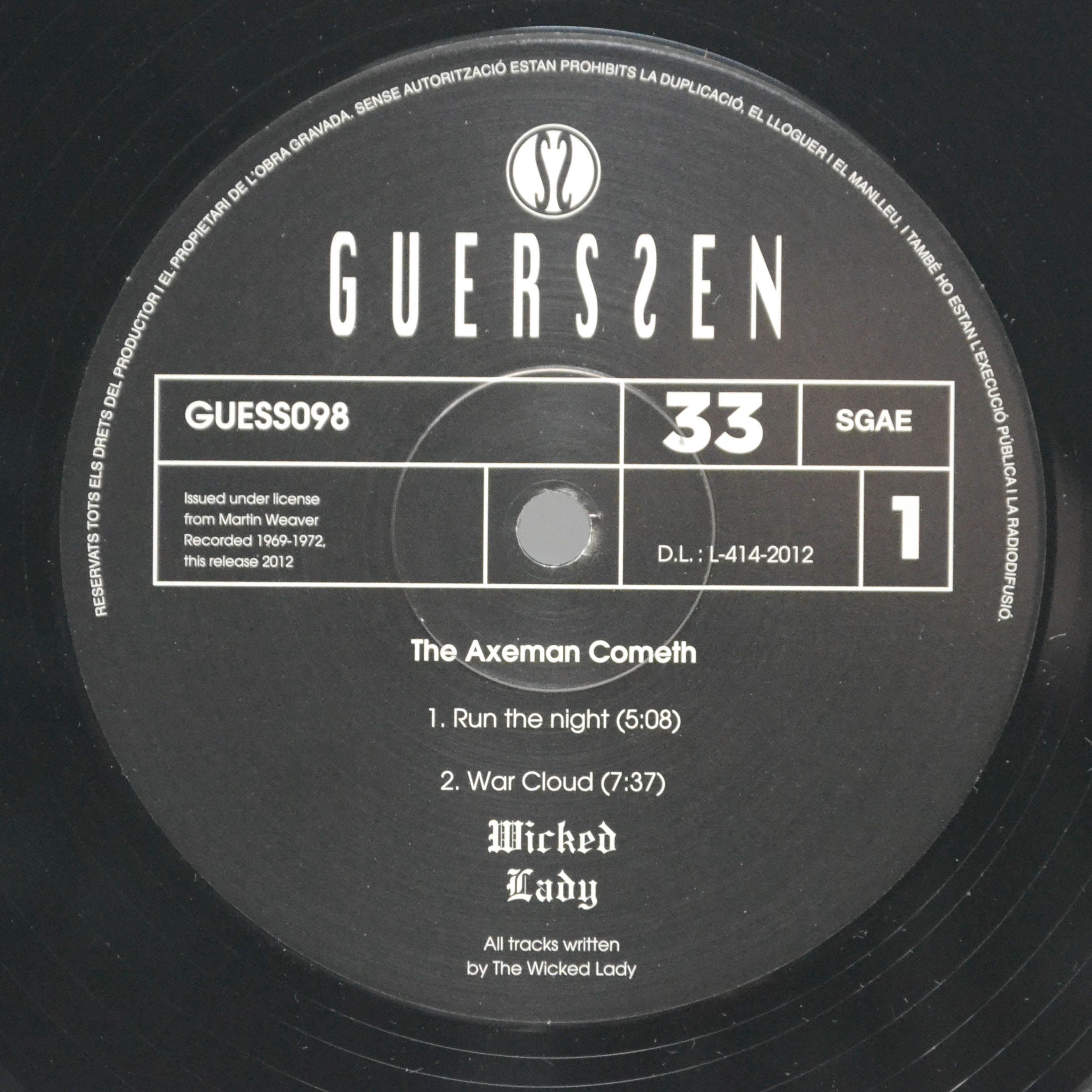 Виниловая пластинка Wicked Lady — The Axeman Cometh (2LP), 1994