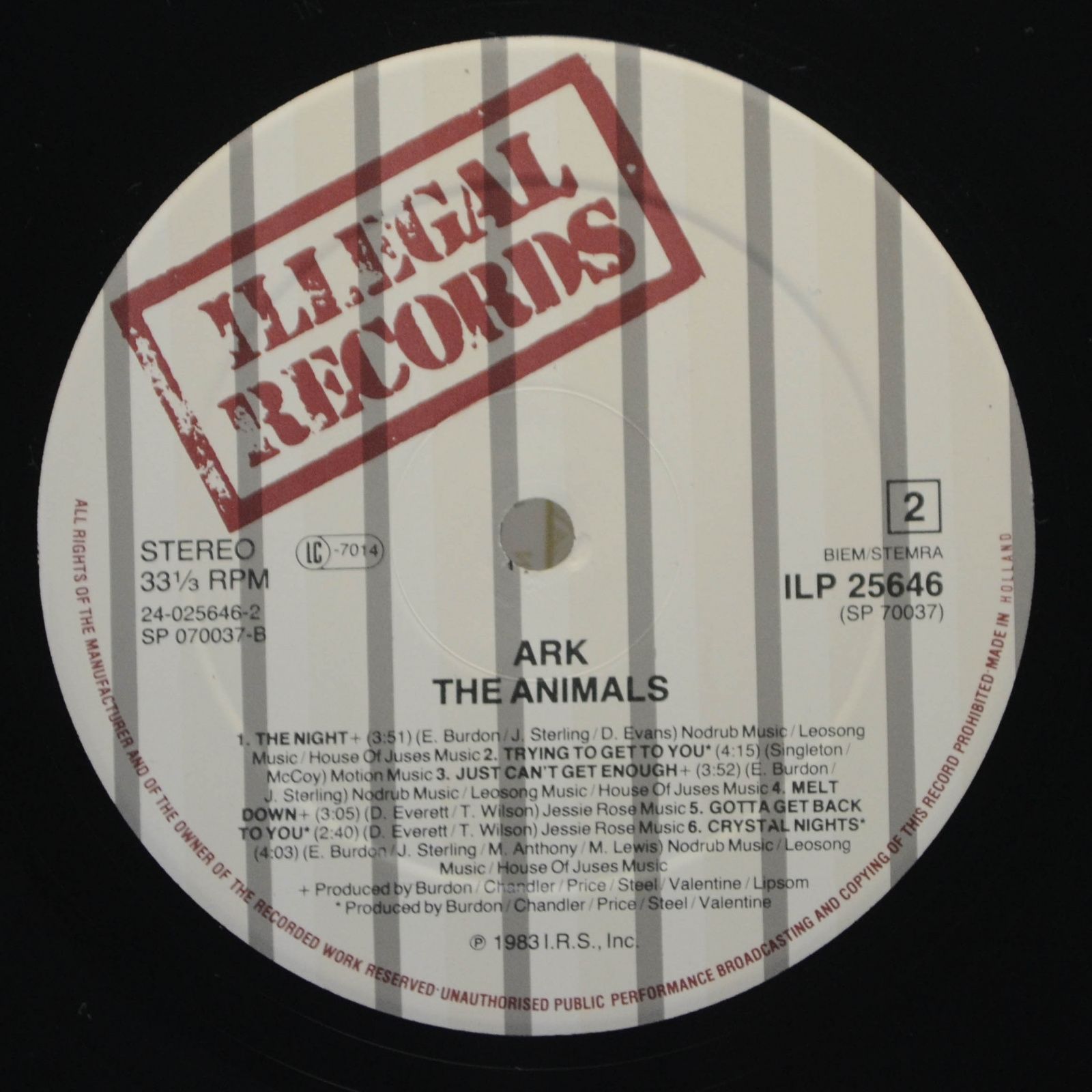 Animals — Ark, 1983