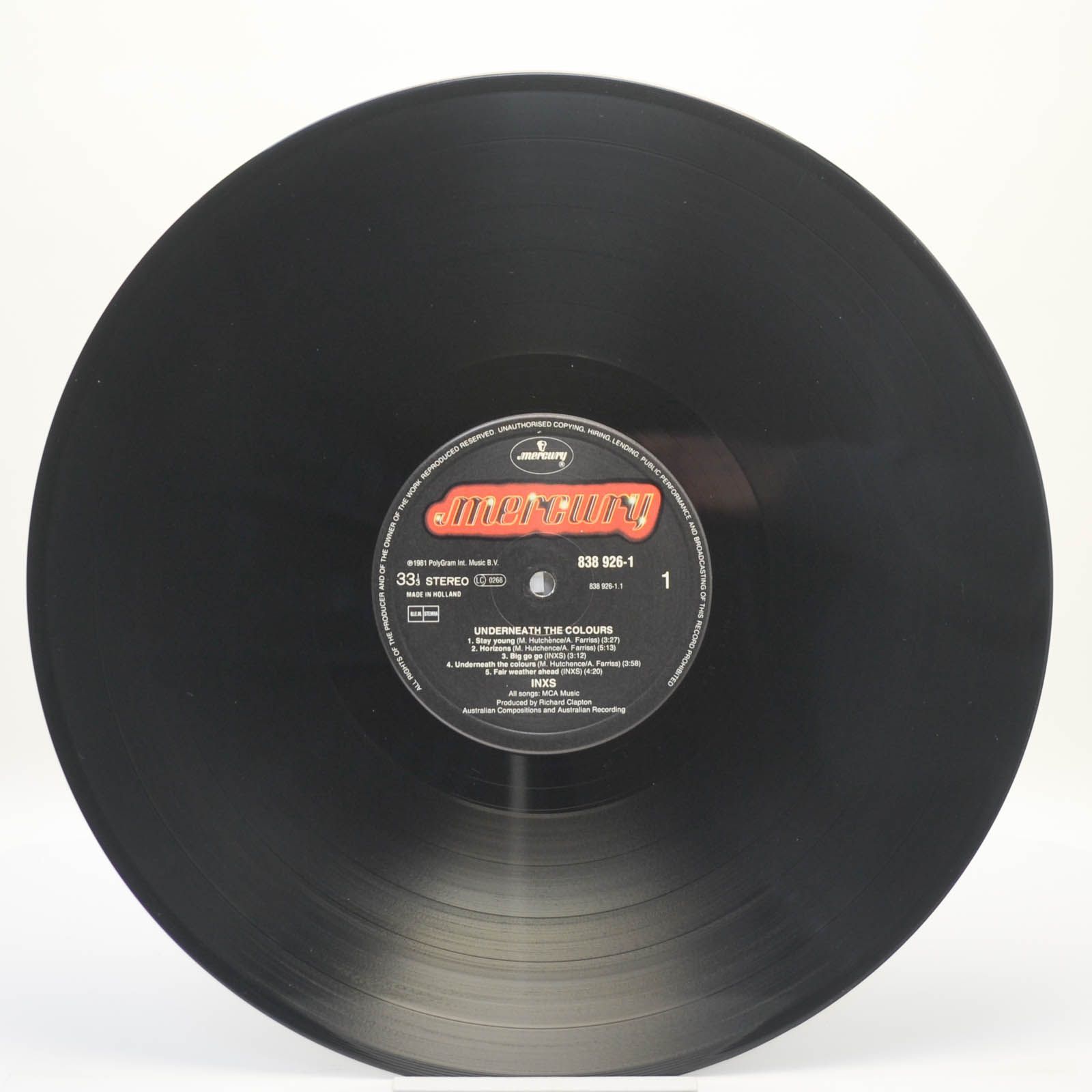 INXS — Underneath The Colours, 1981