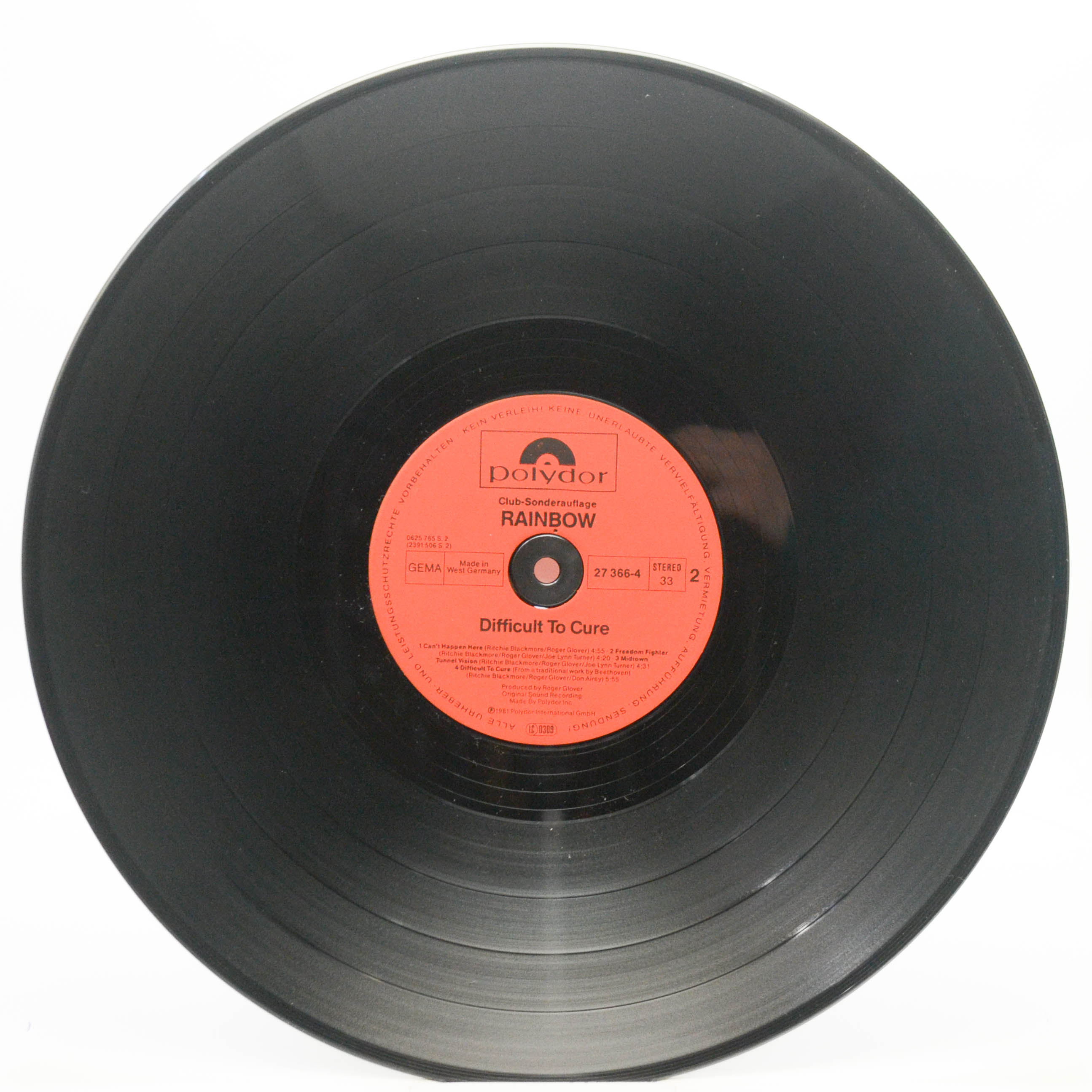 Rainbow — Difficult To Cure, 1981