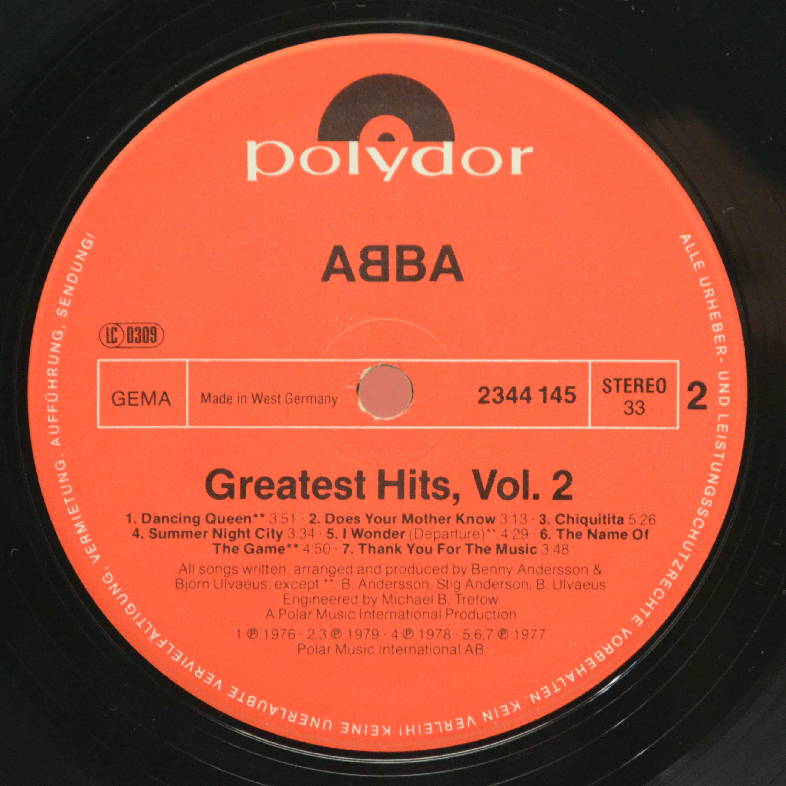 ABBA — Greatest Hits Vol. 2, 1979