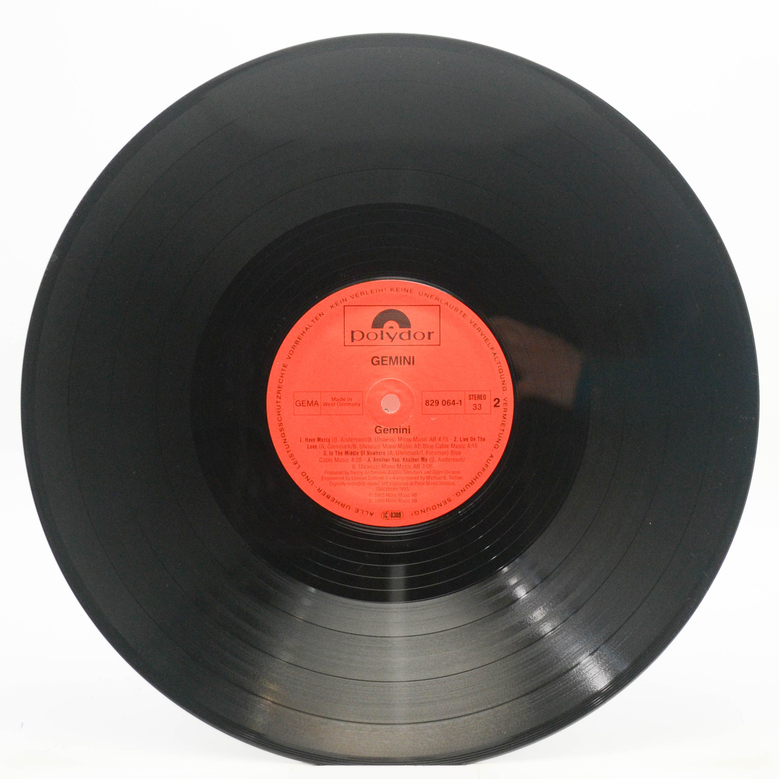 Виниловая пластинка Gemini — Gemini, 1986