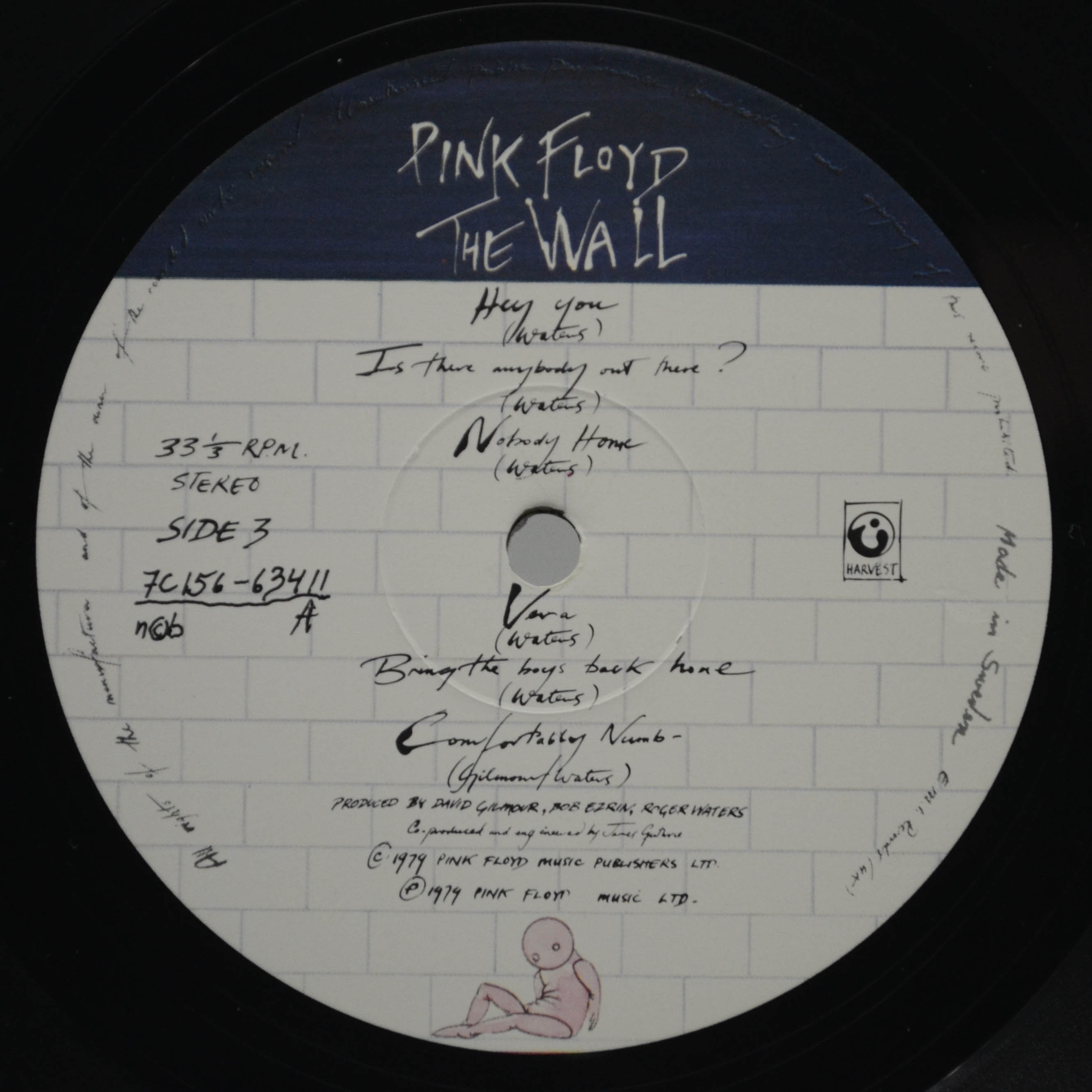 Виниловая пластинка Pink Floyd — The Wall (2LP), 1979