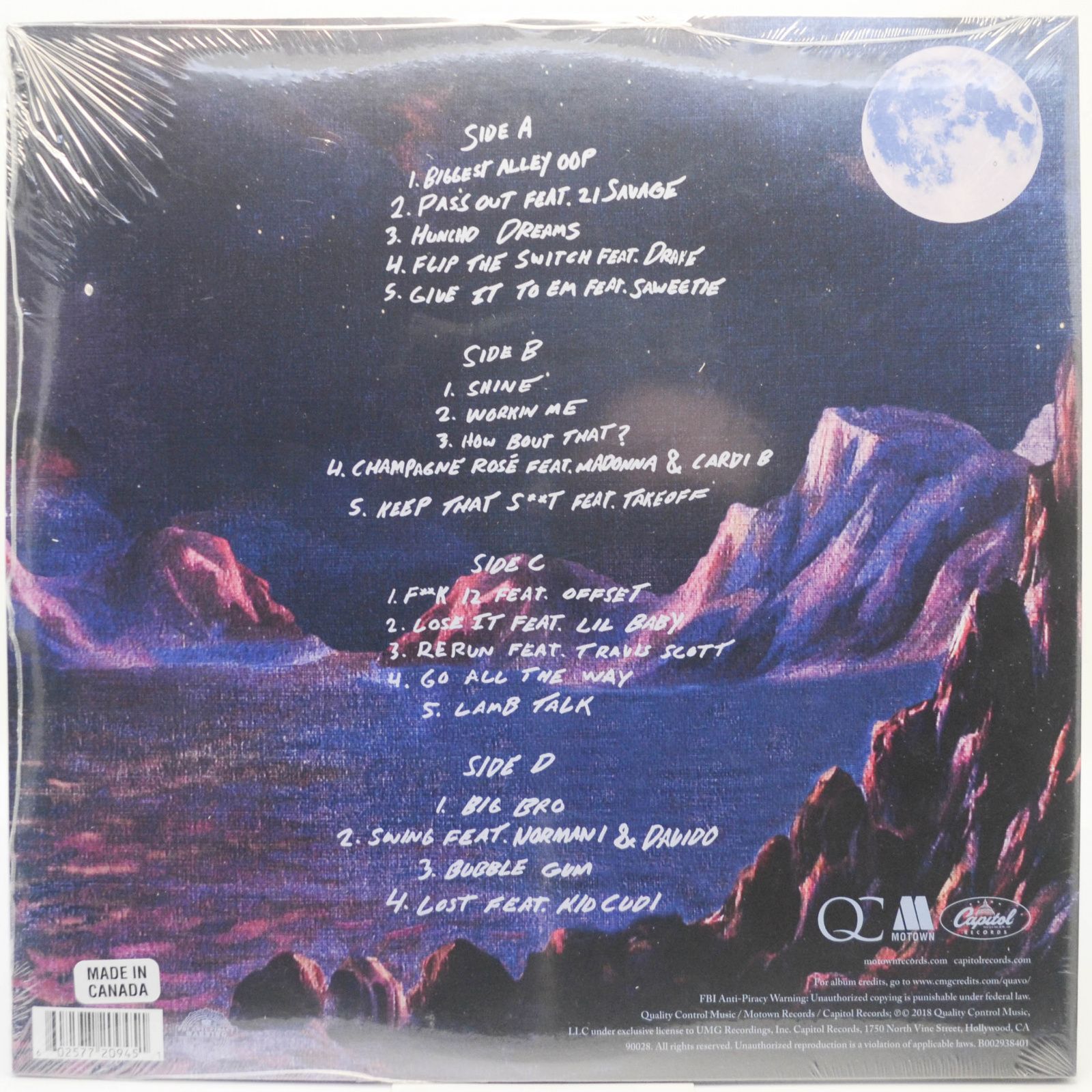 Виниловая пластинка Quavo — Quavo Huncho (2LP), 2018
