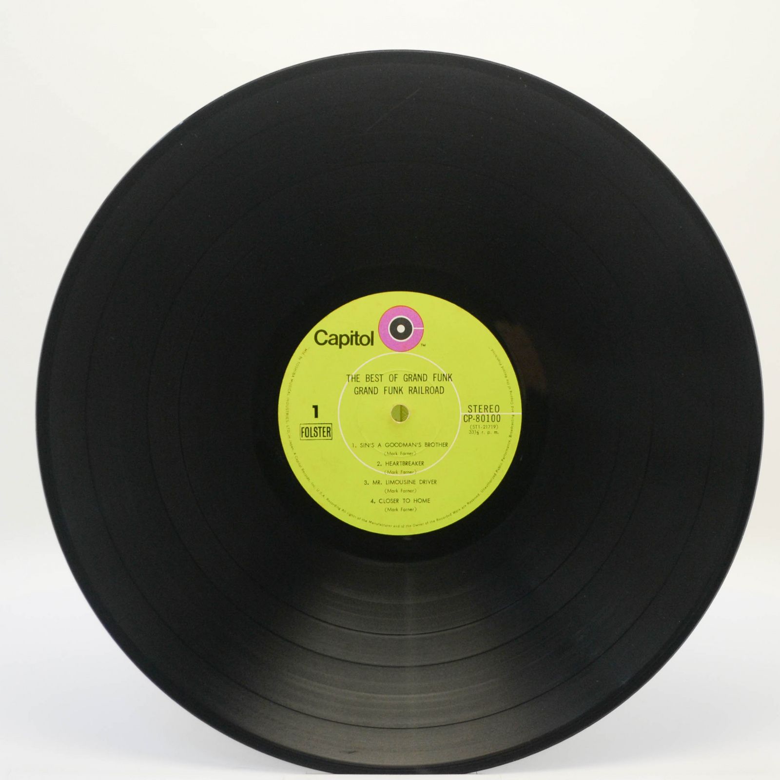 Виниловая пластинка Grand Funk — The Best Of Grand Funk, 1970