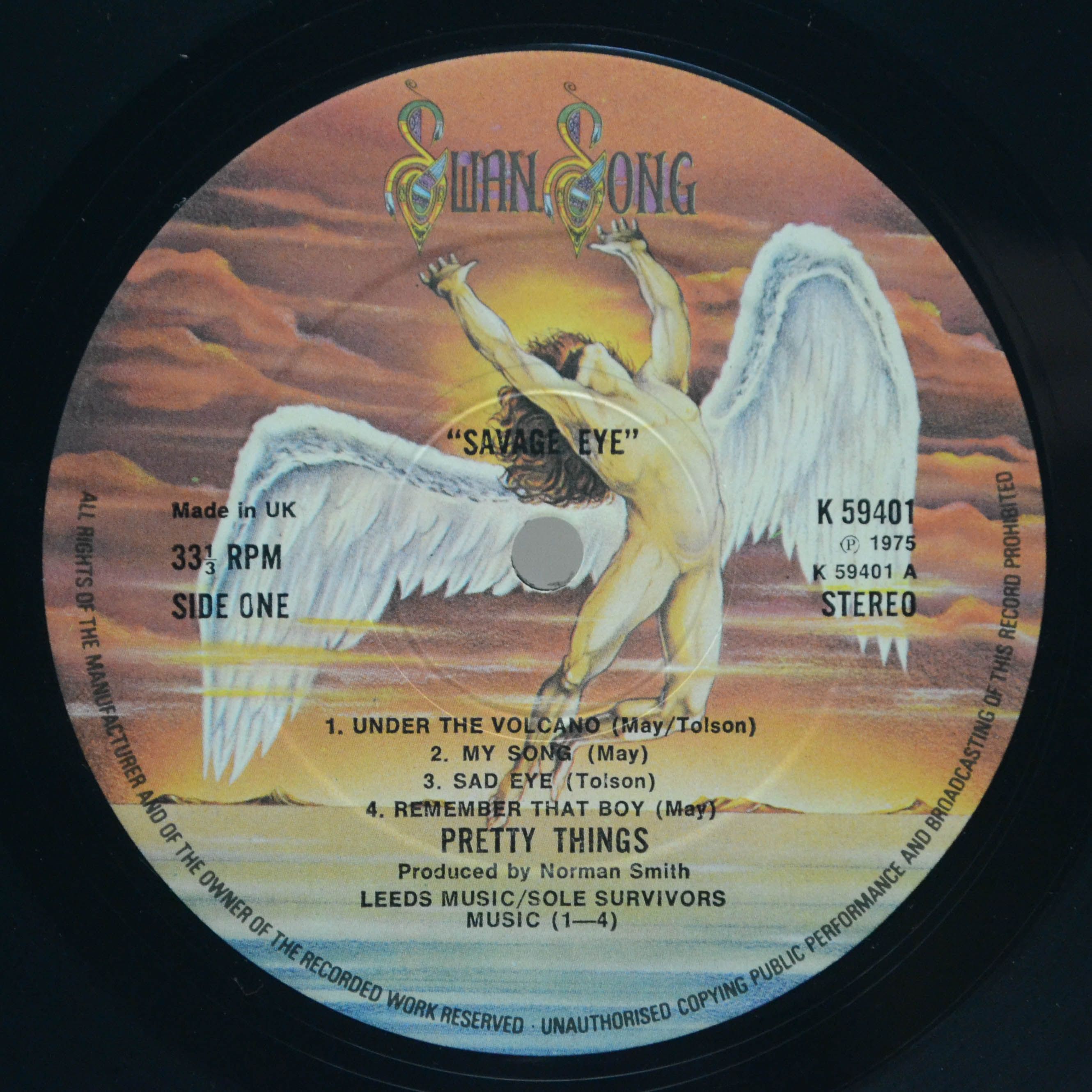 Виниловая пластинка Pretty Things — Savage Eye (1-st, UK), 1975