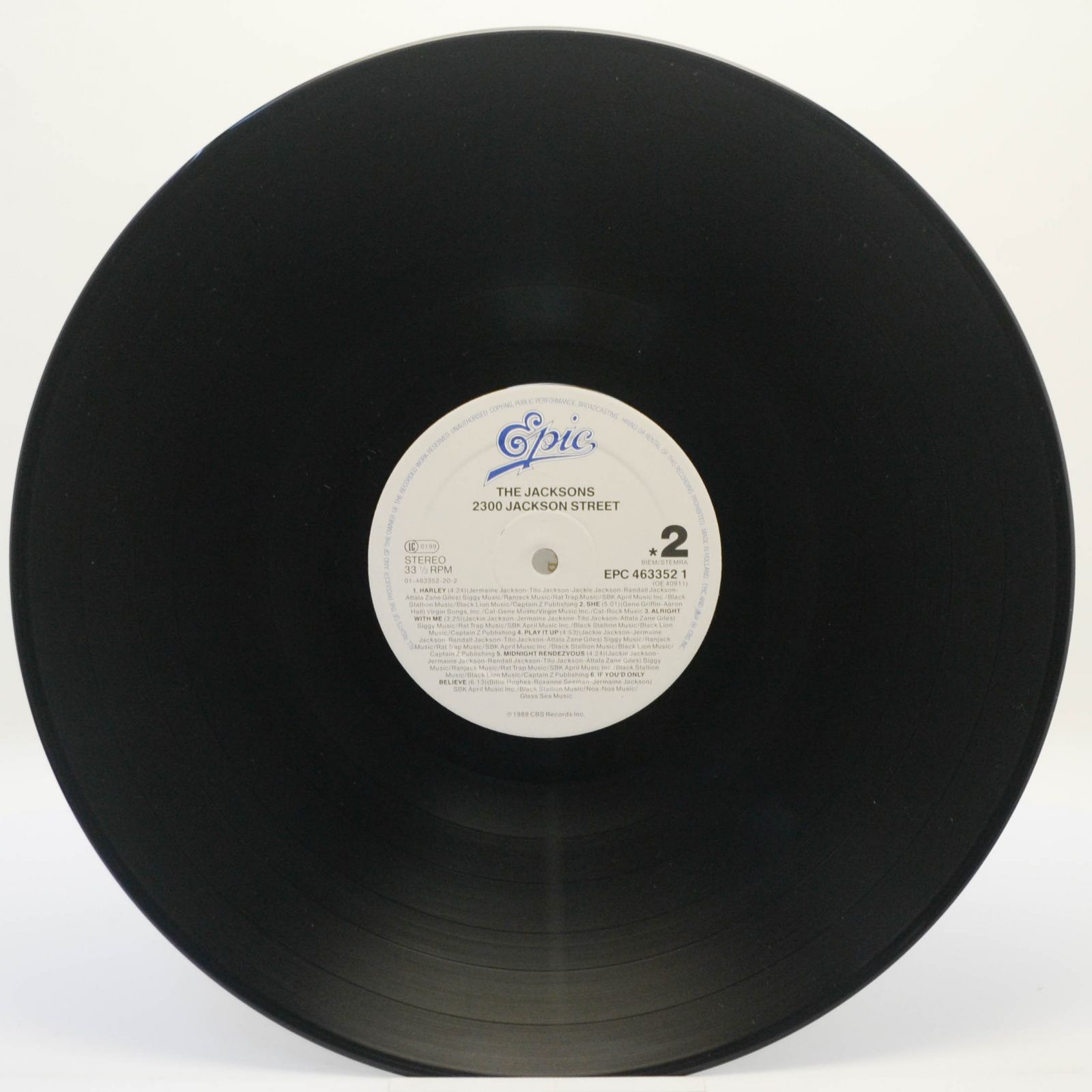 Виниловая пластинка Jacksons — 2300 Jackson Street, 1989