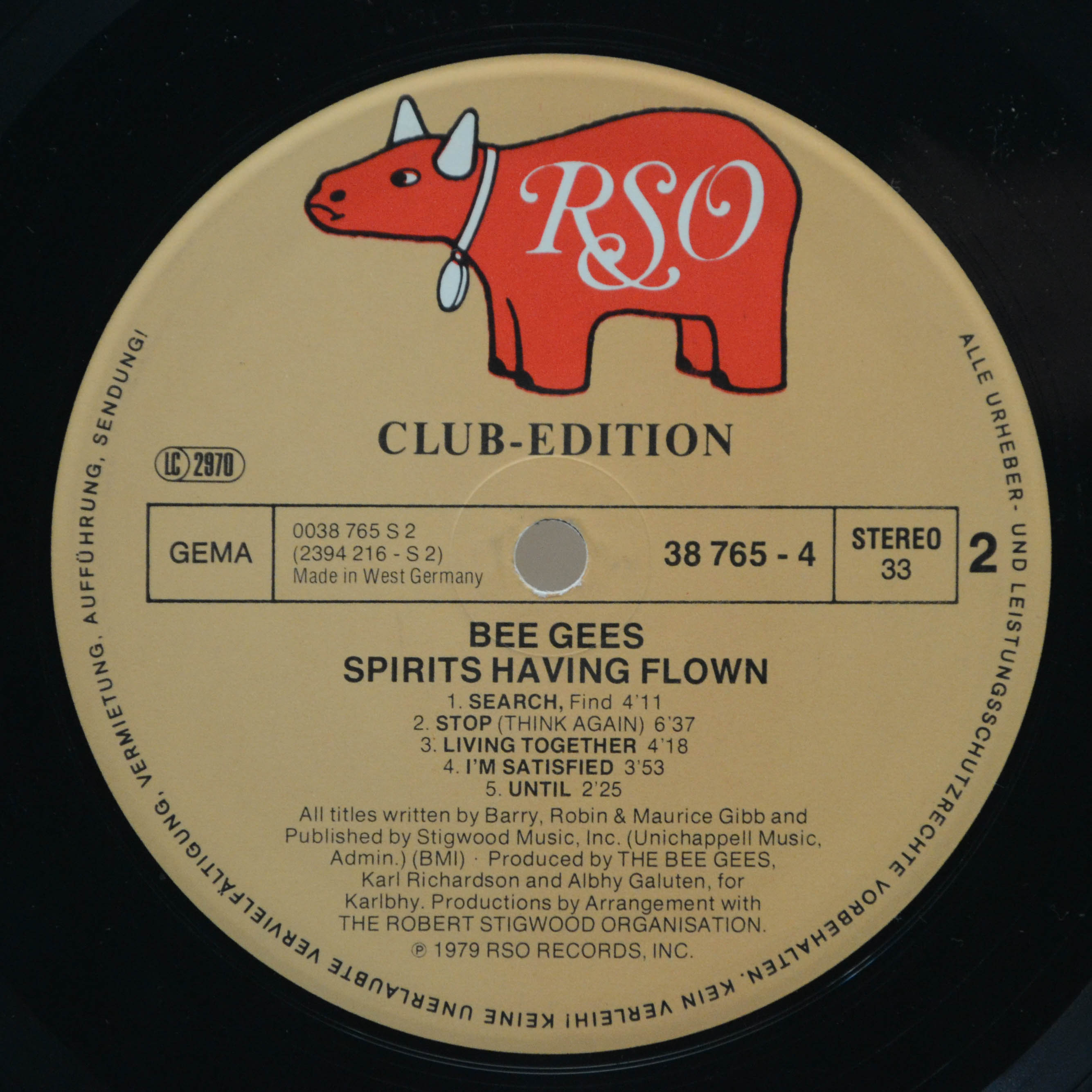 Bee Gees — Spirits Having Flown, 1979