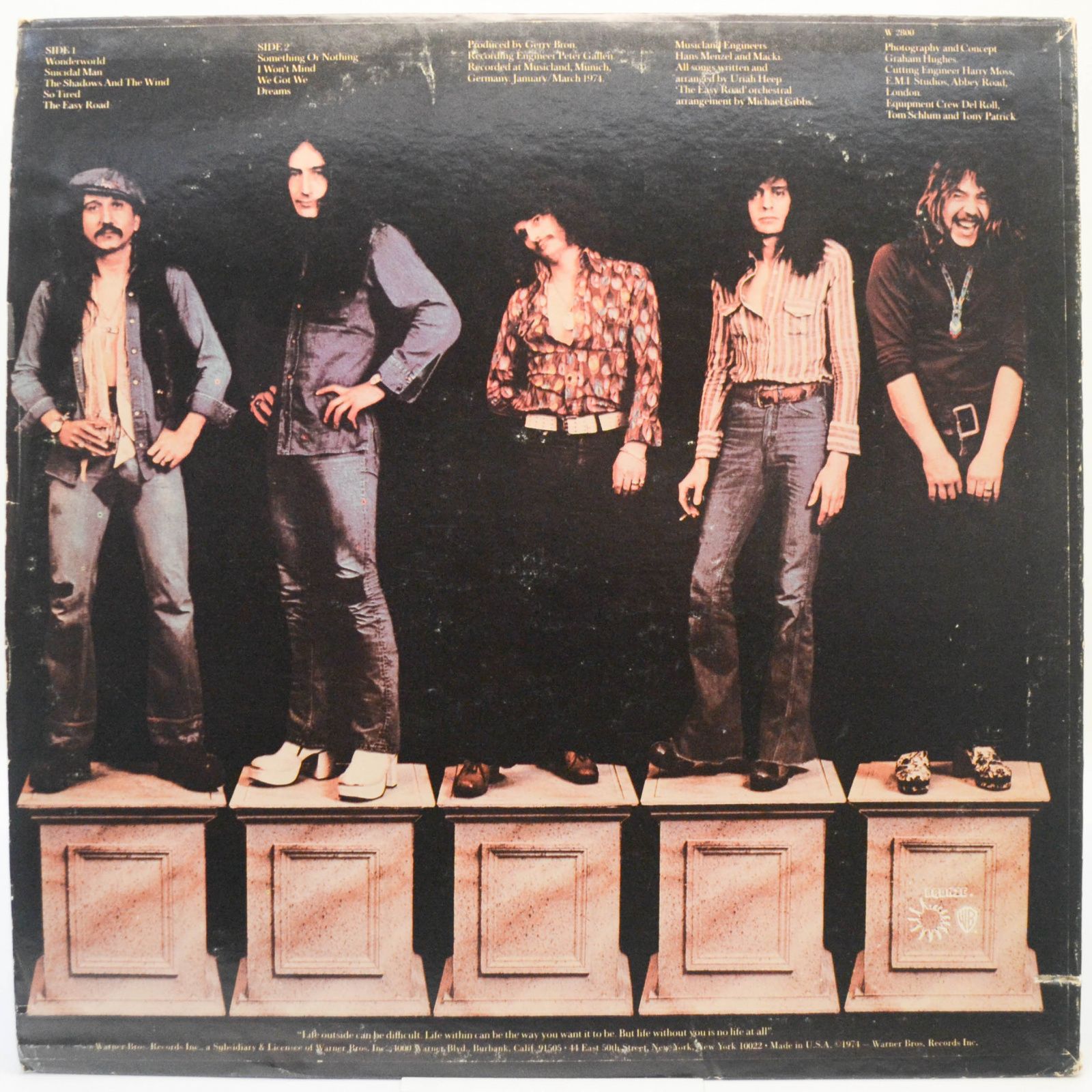 Uriah Heep — Wonderworld (USA), 1974