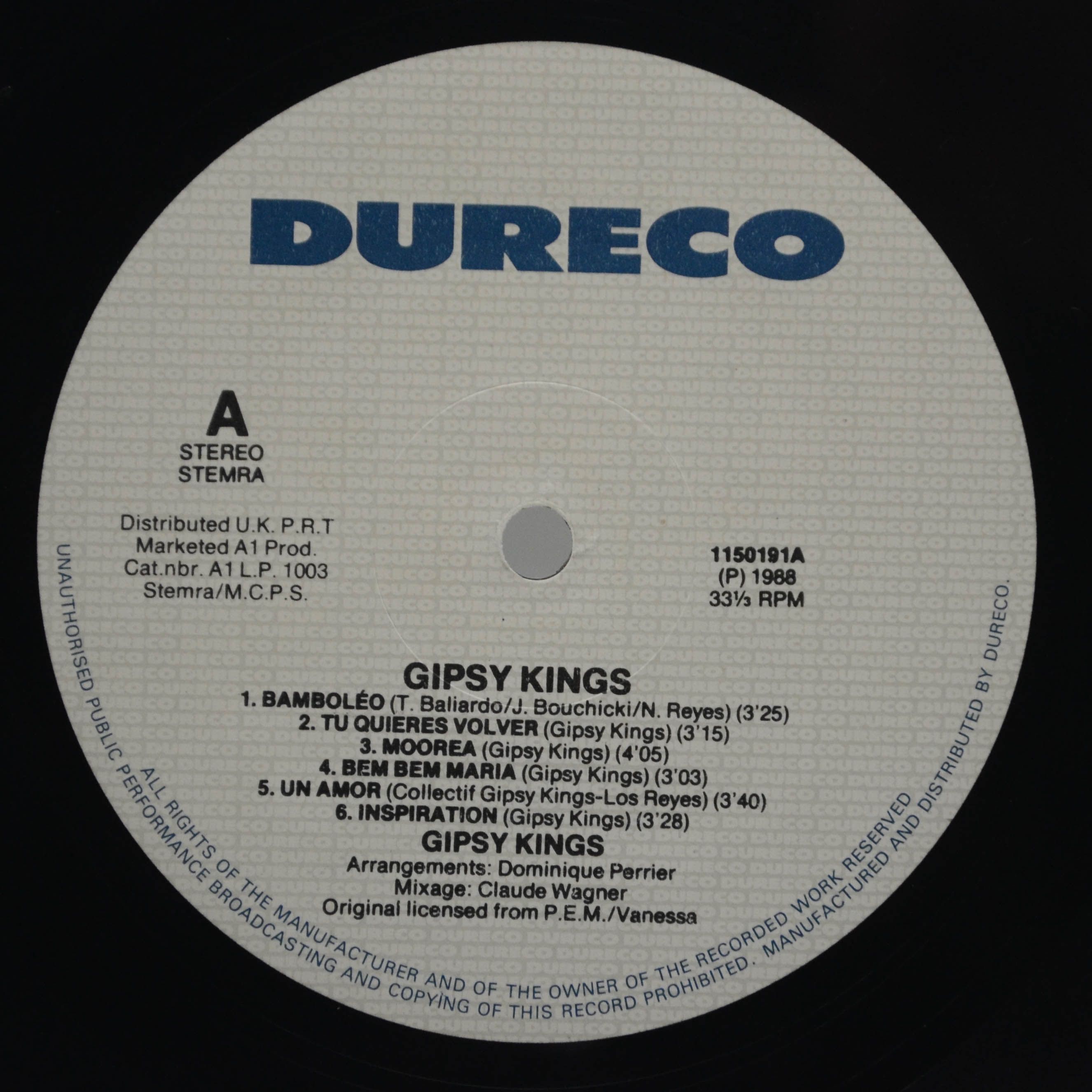 Виниловая пластинка Gipsy Kings — Gipsy Kings, 1987