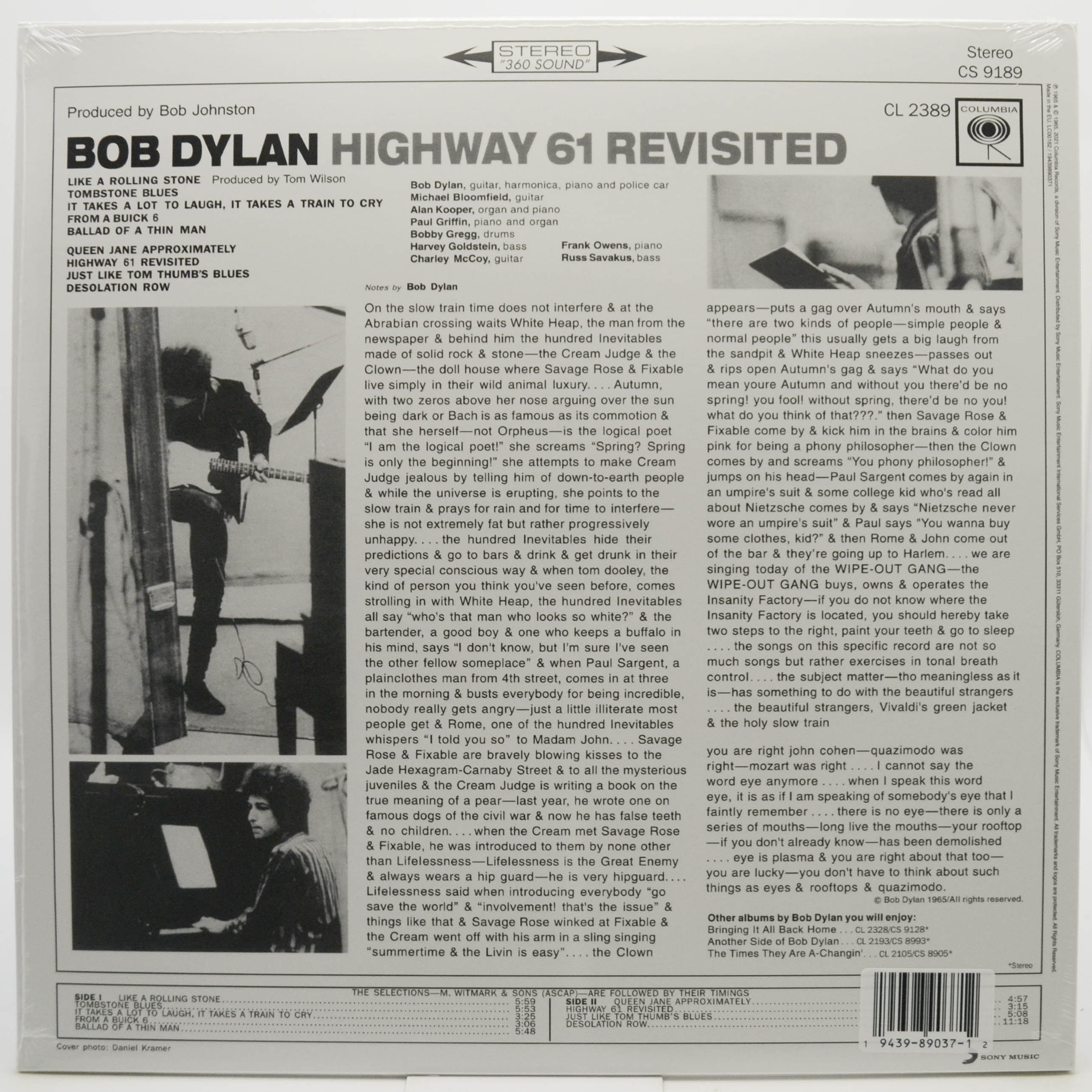 Bob Dylan — Highway 61 Revisited, 1965