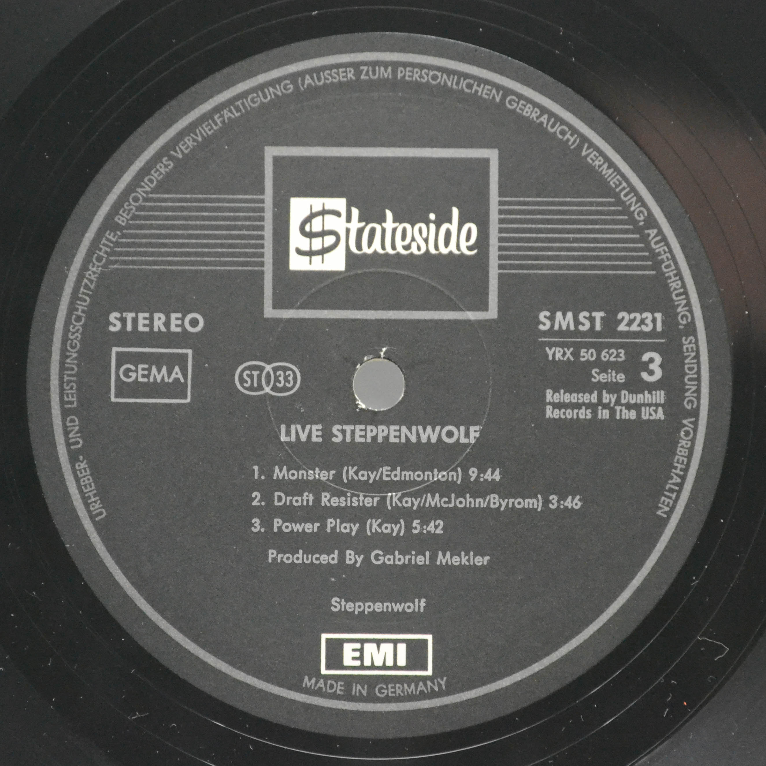 Виниловая пластинка Steppenwolf — Live (2LP), 1970