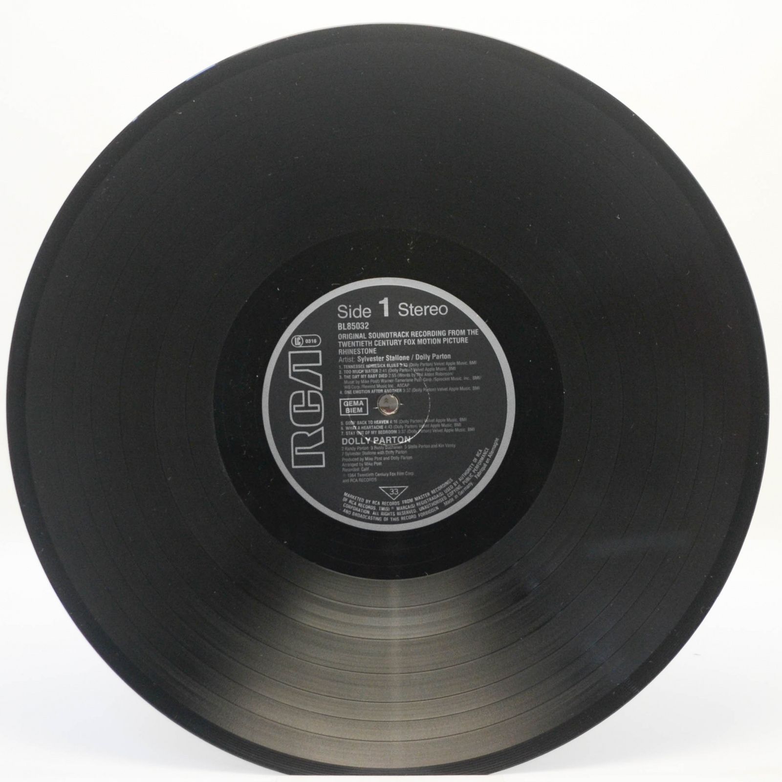 Various — Rhinestone - Original Soundtrack, 1984