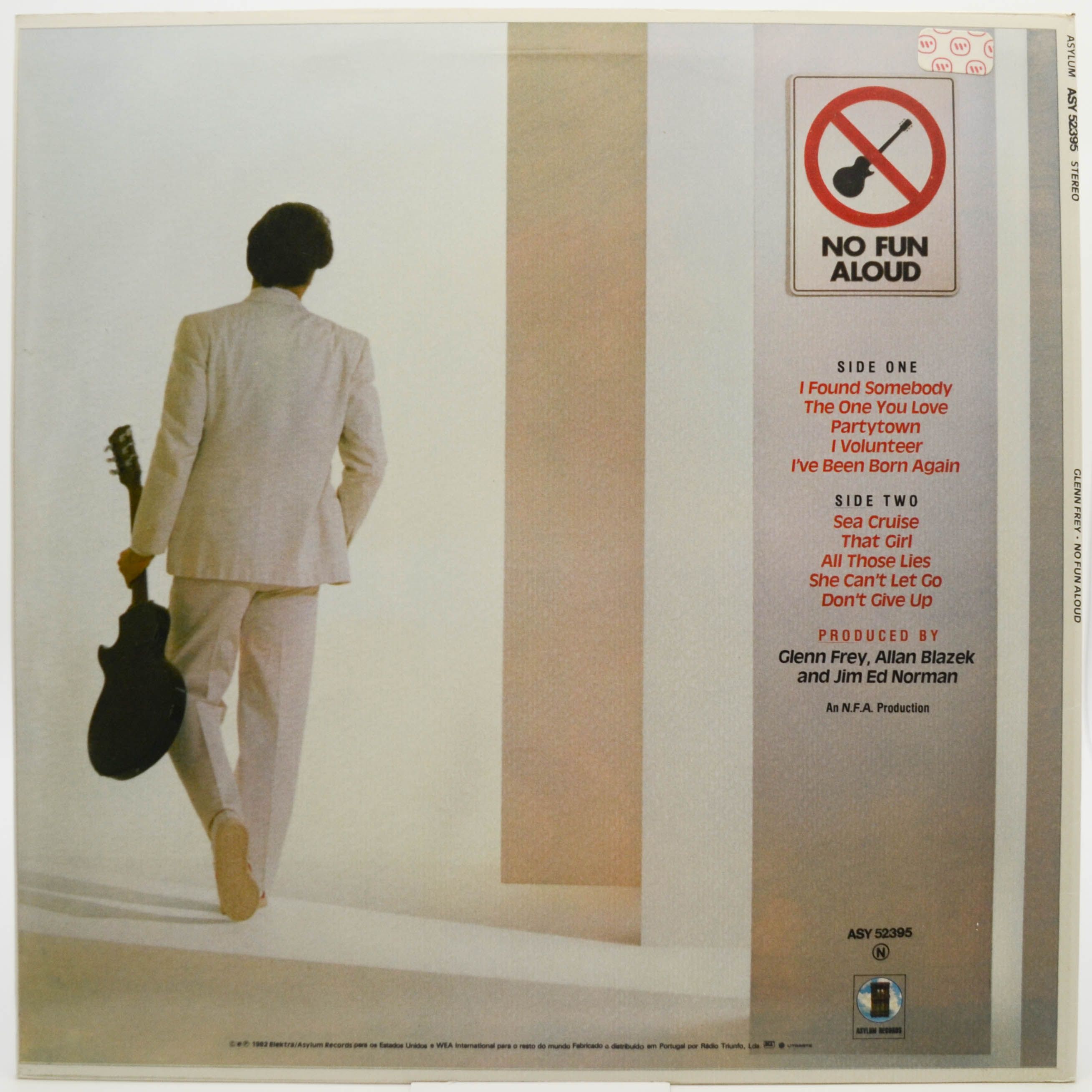 Glenn Frey — No Fun Aloud, 1982