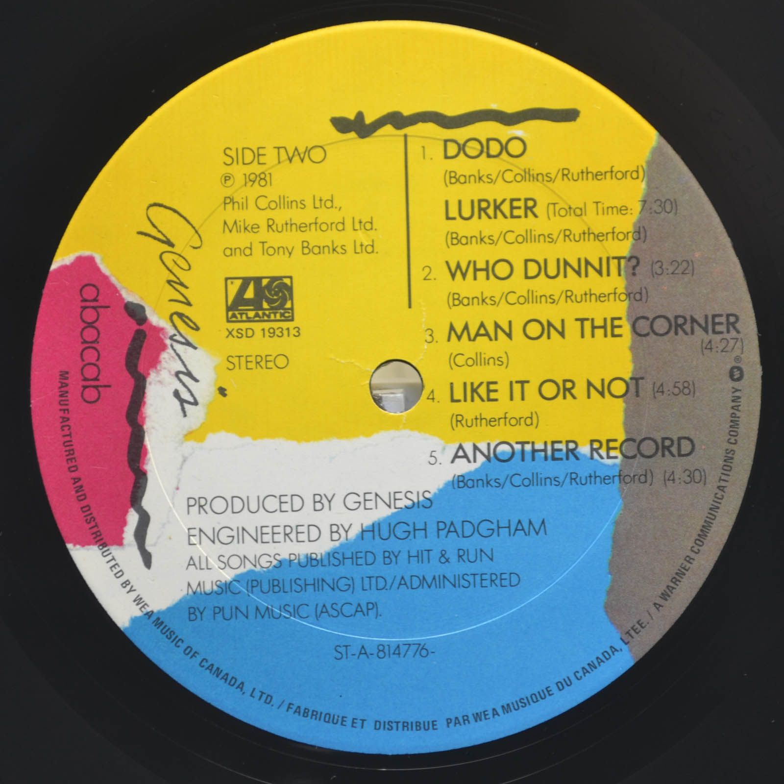 Genesis — Abacab, 1981