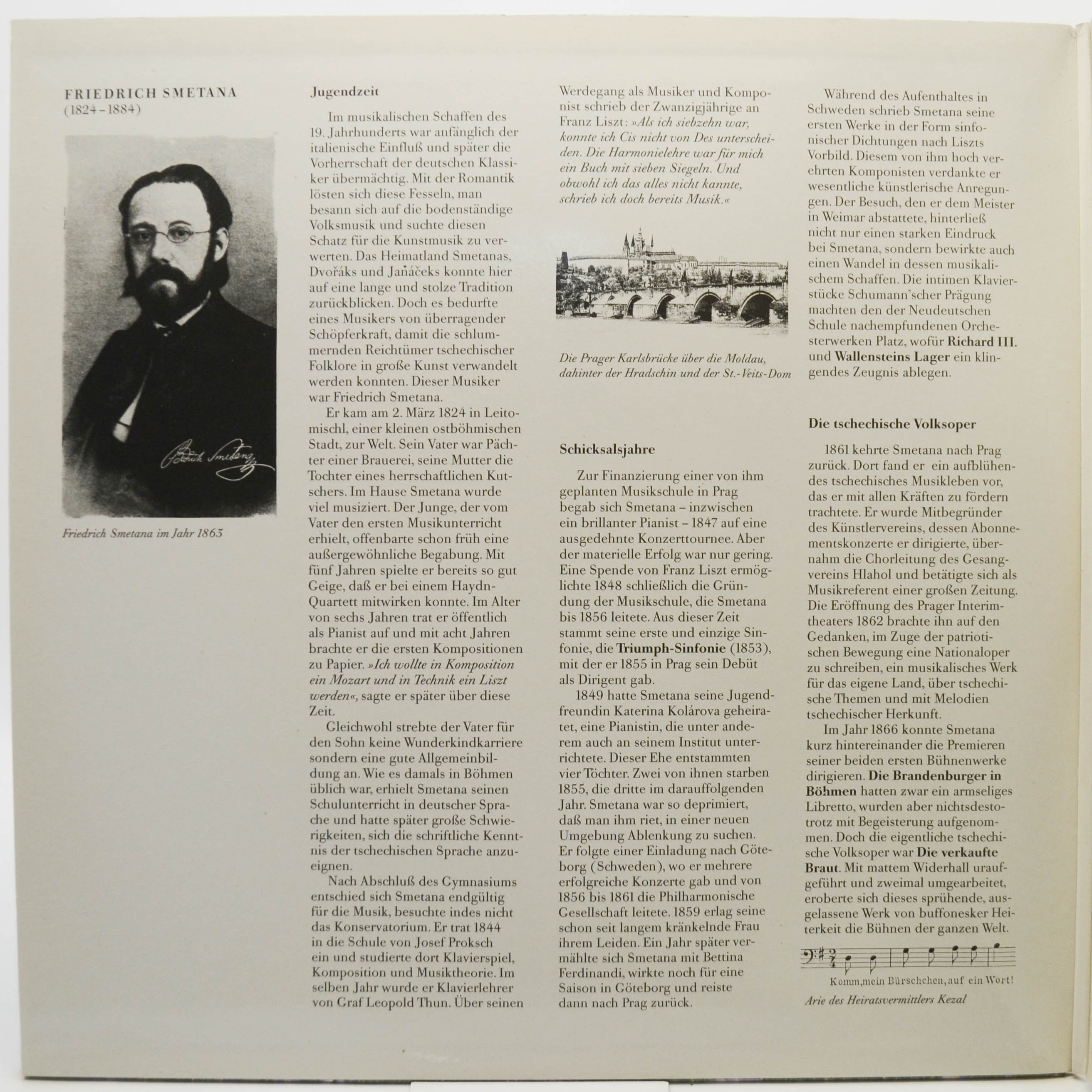 Виниловая пластинка Smetana — Sternstunden Der Musik (2LP), 1989