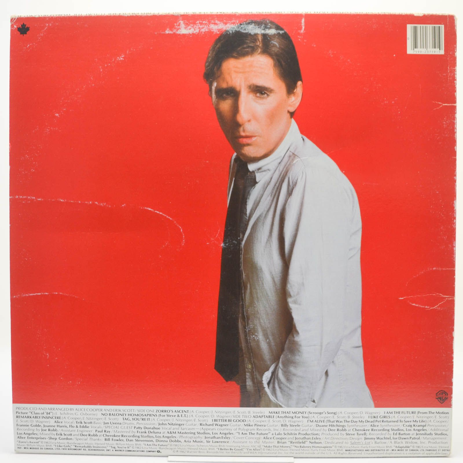 Alice Cooper — Zipper Catches Skin, 1982