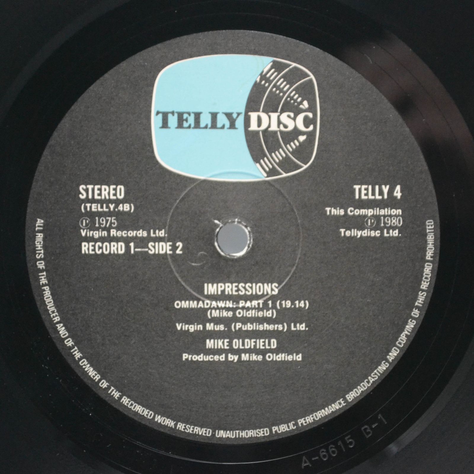 Mike Oldfield — Impressions (2LP, UK), 1980