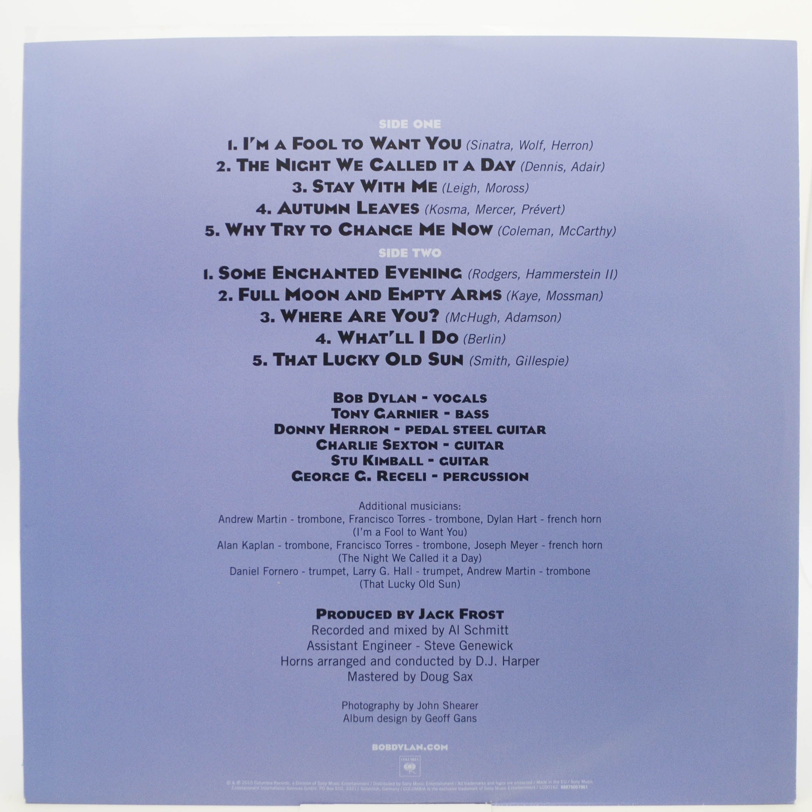 Bob Dylan — Shadows In The Night, 2015