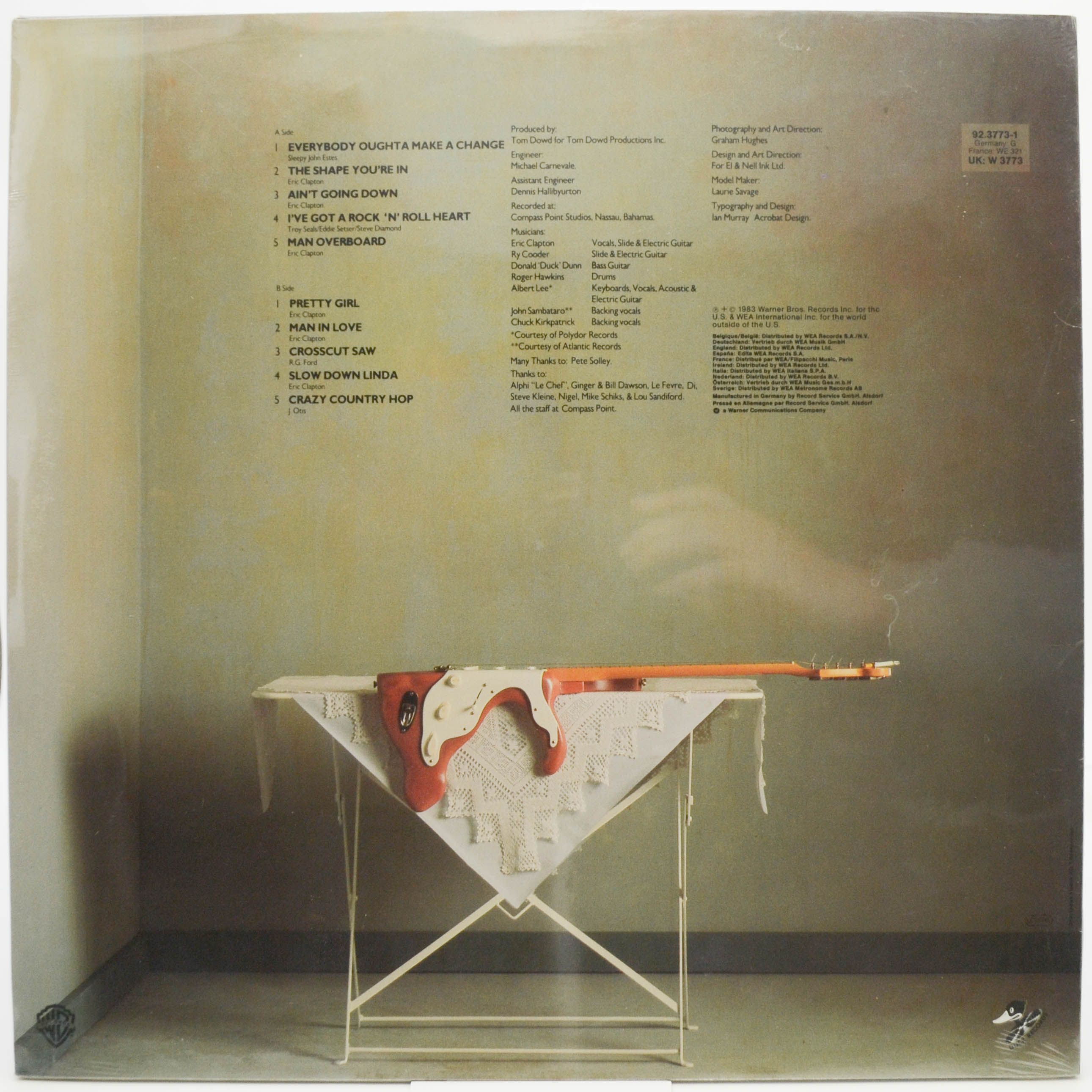 Eric Clapton — Money And Cigarettes (USA), 1983