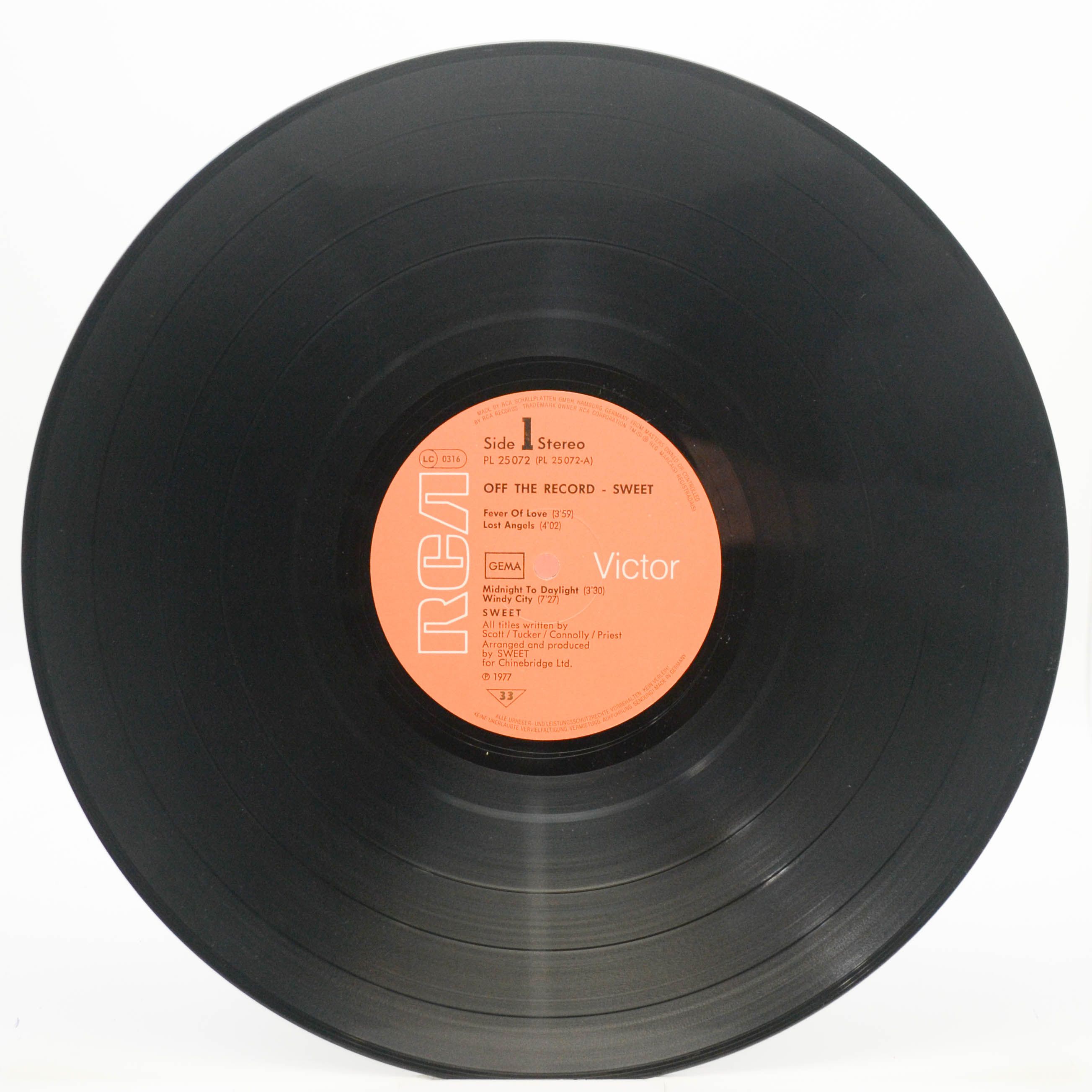 Sweet — Off The Record, 1977
