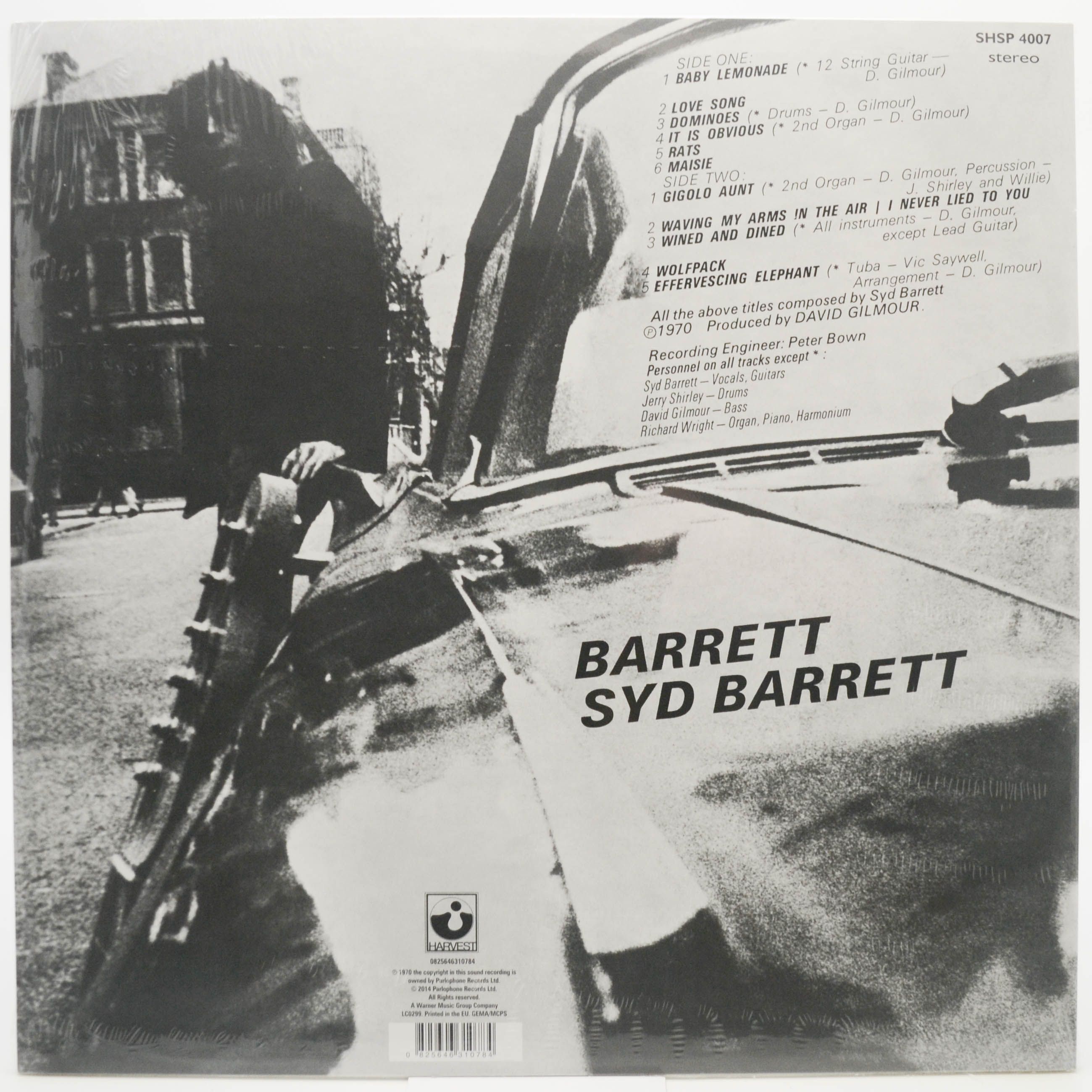 Виниловая пластинка Syd Barrett — Barrett, 1970