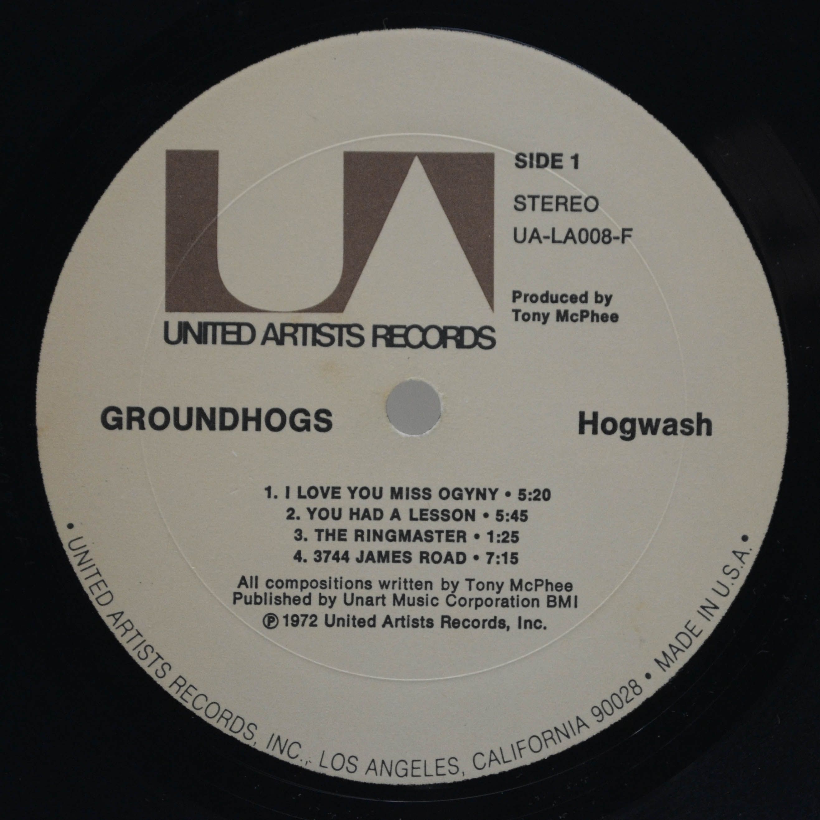 Groundhogs — Hogwash (USA), 1972