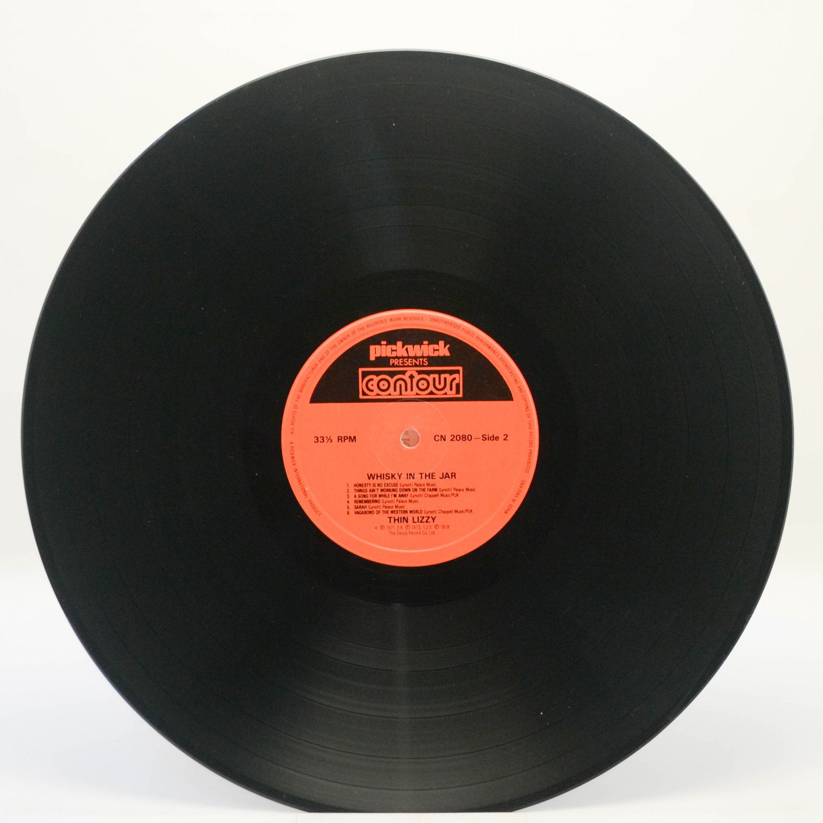 Виниловая пластинка Thin Lizzy — Whisky In The Jar (UK), 1986